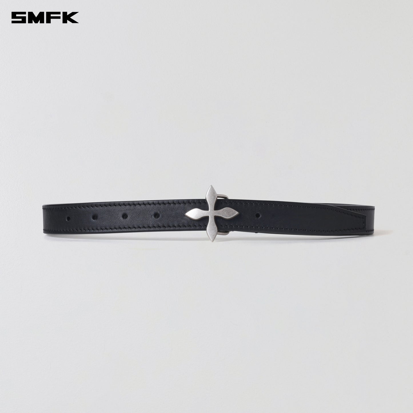 MIRAGE MIRROR LEATHER BELT/THIN
