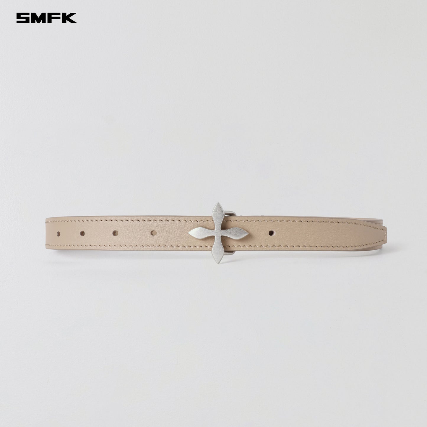 MIRAGE MIRROR LEATHER BELT/THIN-FRESH SKIN