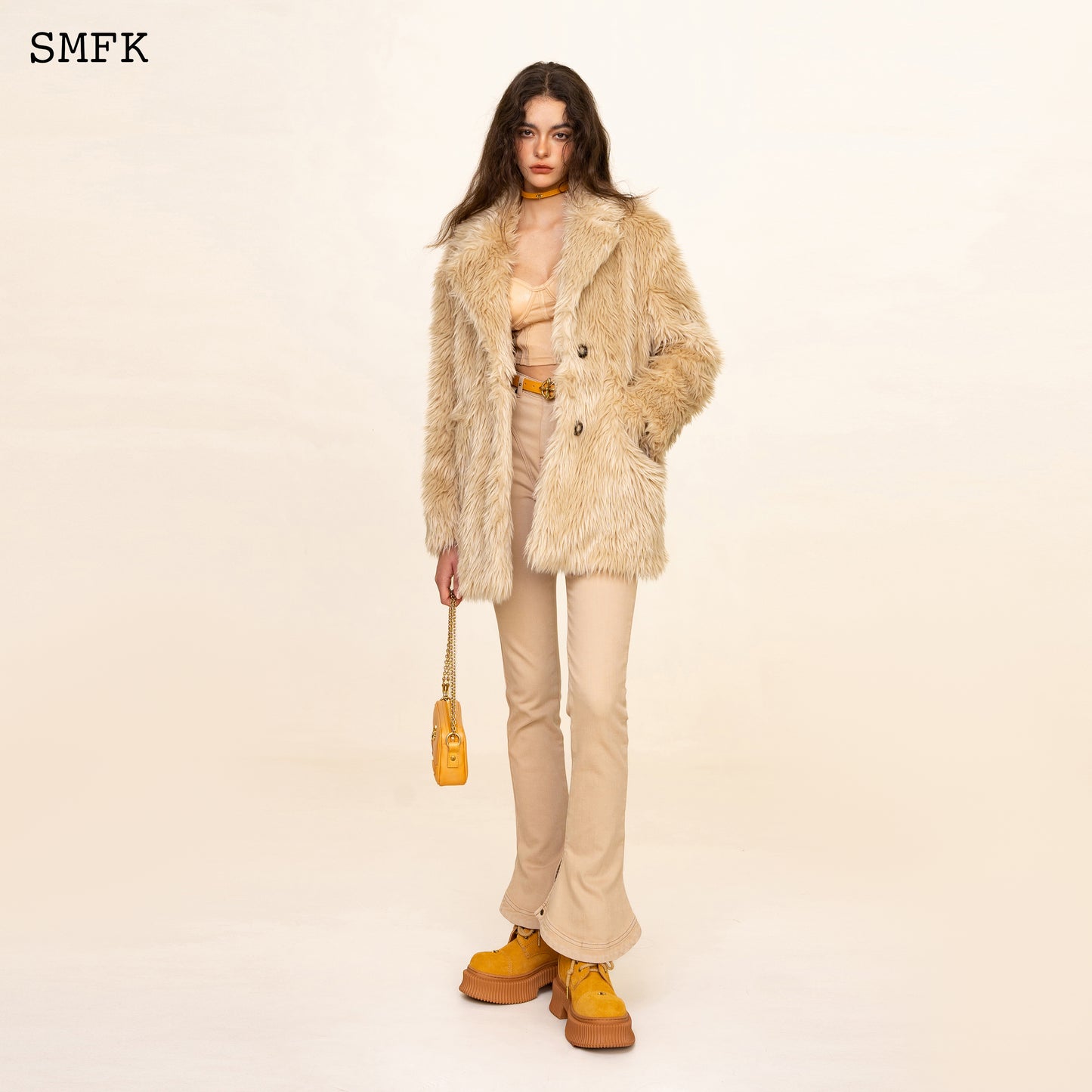 WILDWORLD GRASSLAND WOOL JACKET IN WHEAT