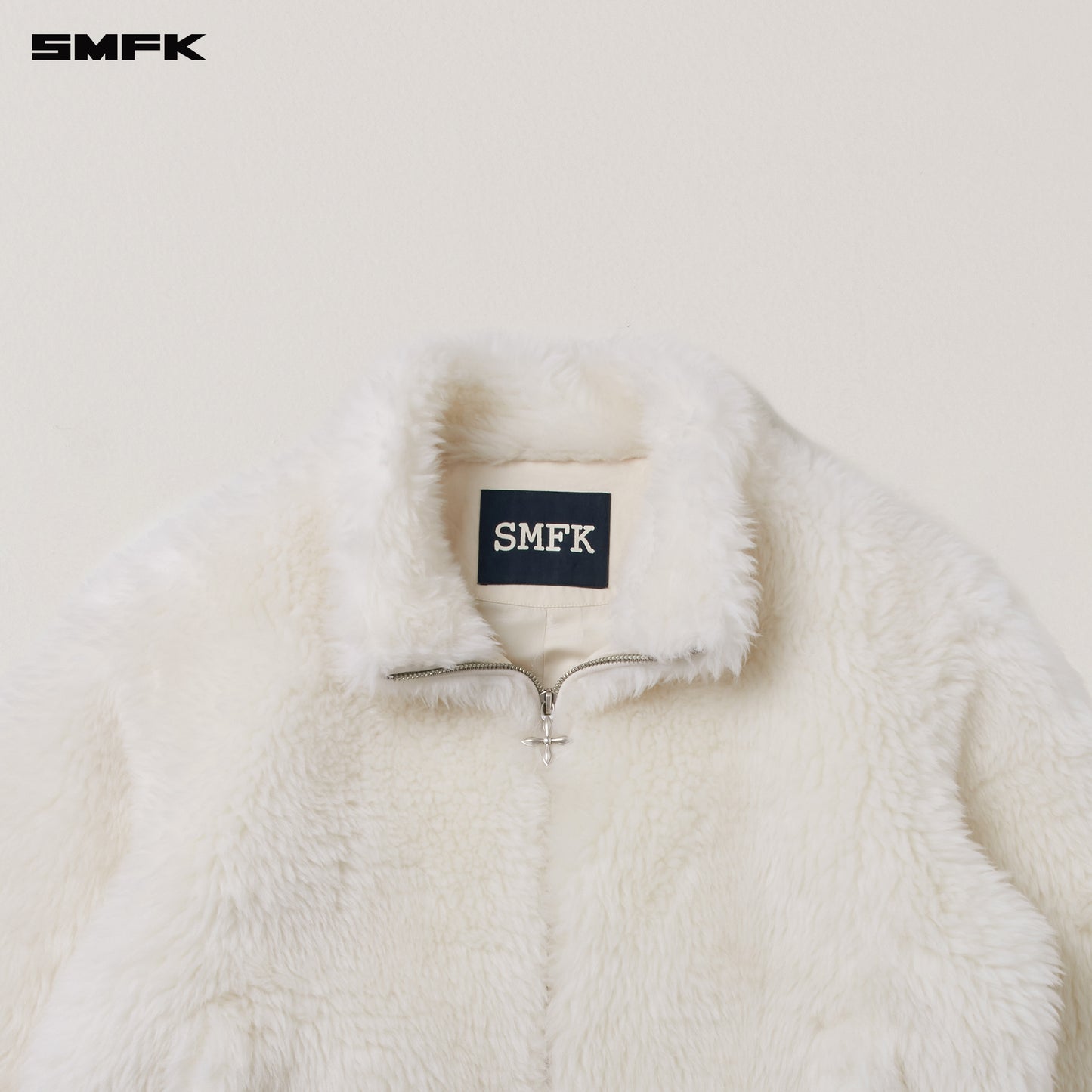 COMPASS MODE RAW WOOL SPORTS JACKET/ WOOL WHITE