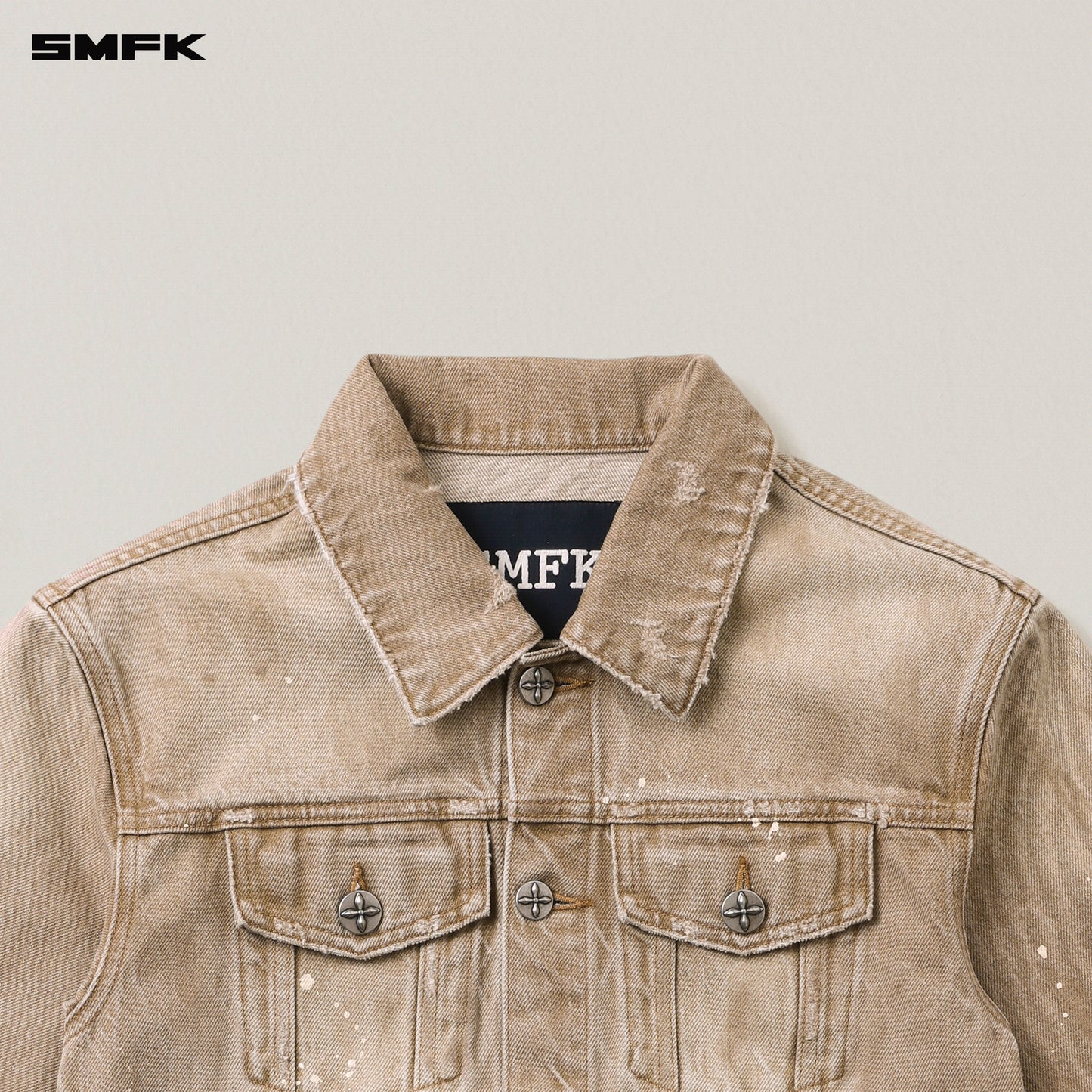 RAGE WILD HANDCRAFT DENIM JACKET / WILD COWBOY BROWN