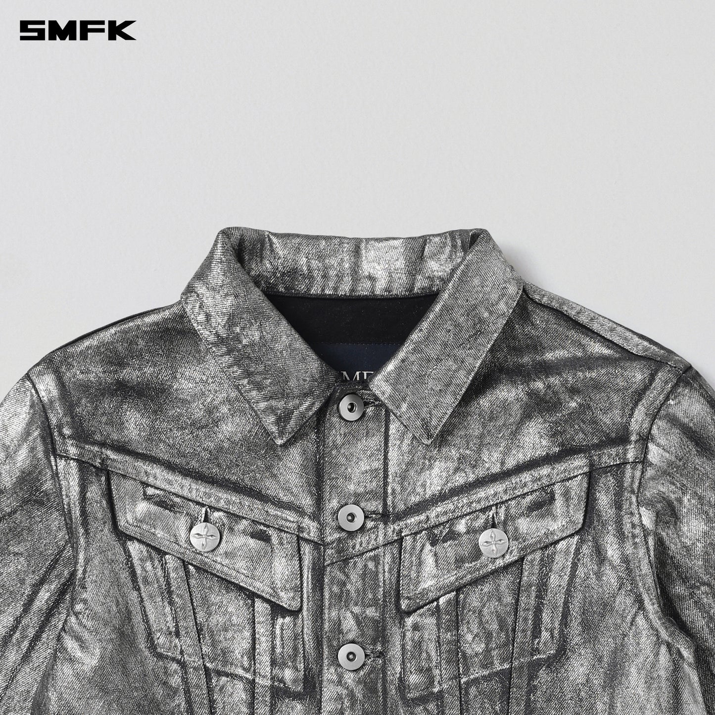 WILD MIRAGE HORT DENIM JACKET/COTTON