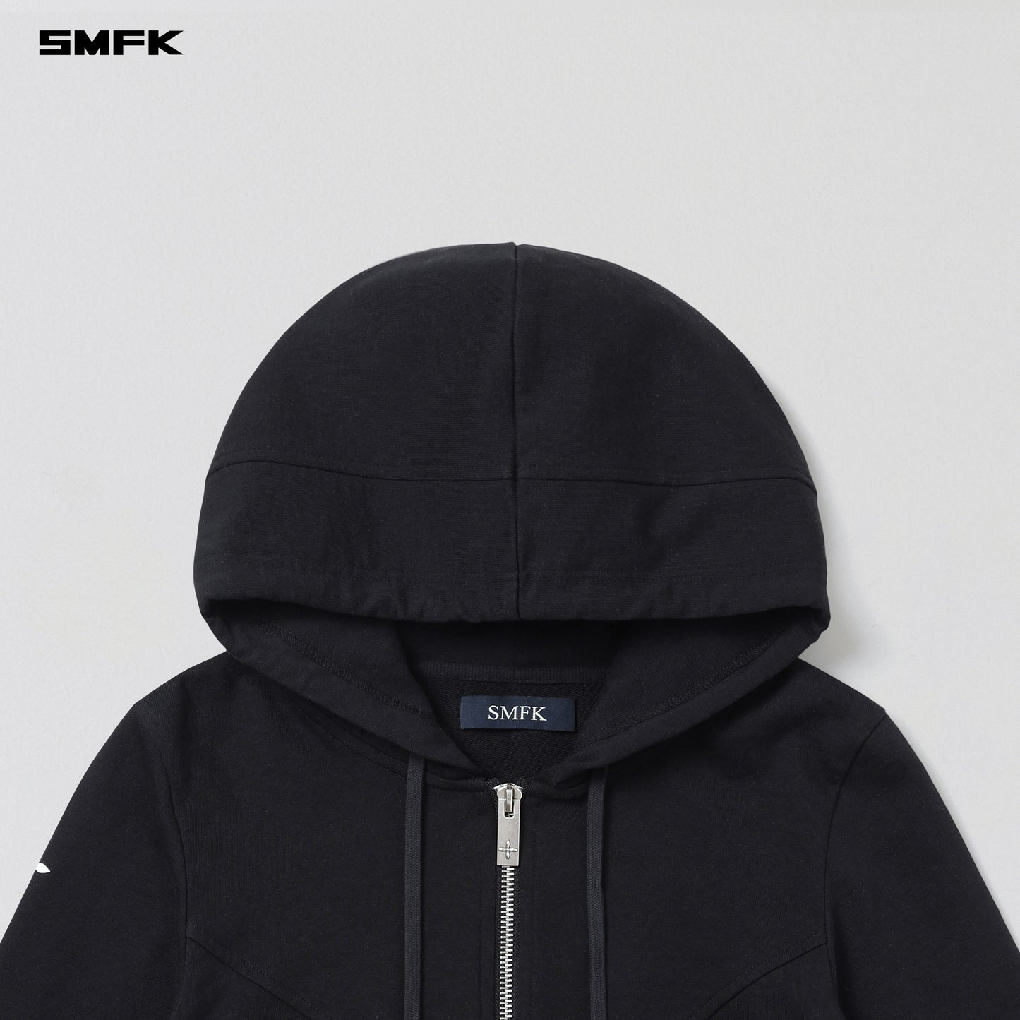 PERMANENT PRISM SLIM HOODIE/COTTON - WILD BLACK