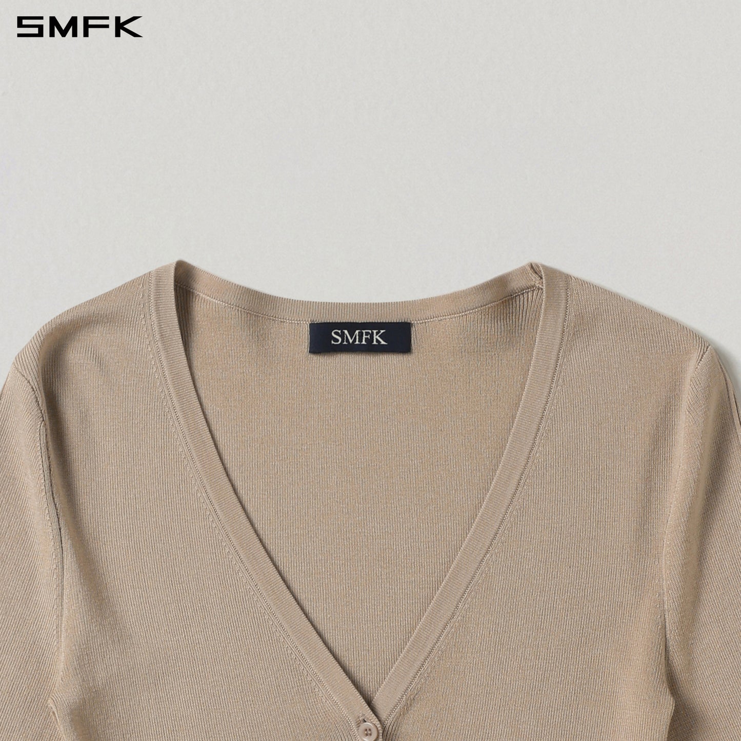MYTH SIREN EVENING SLIM KNIT CARDIGAN/TENCEL+SILK
