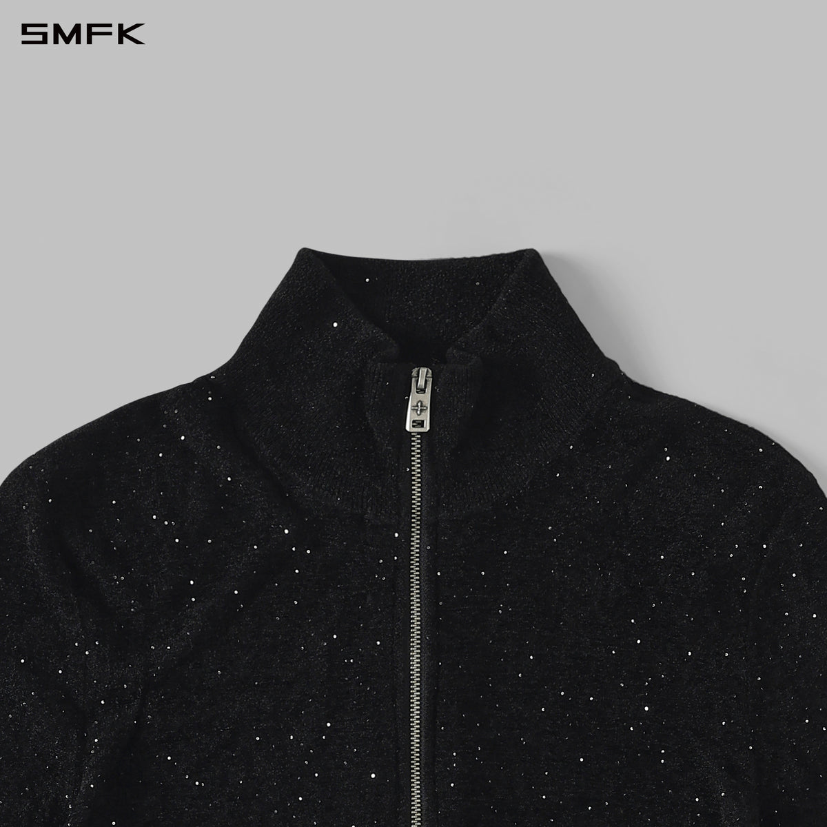 MYTH AEOLUS GALAXY EVENING SLIM COLLAR KNIT JACKET/STARRY VELVET