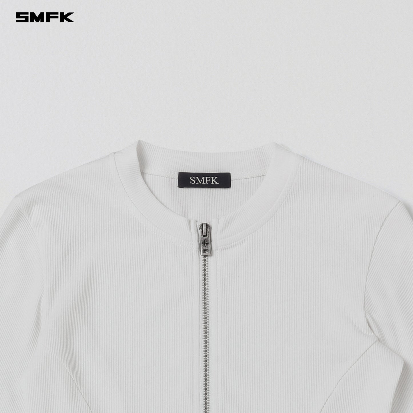 VINTAGE NOMADIC SILK ZIP PULLOVER/SILK COTTON - CLOUD WHITE
