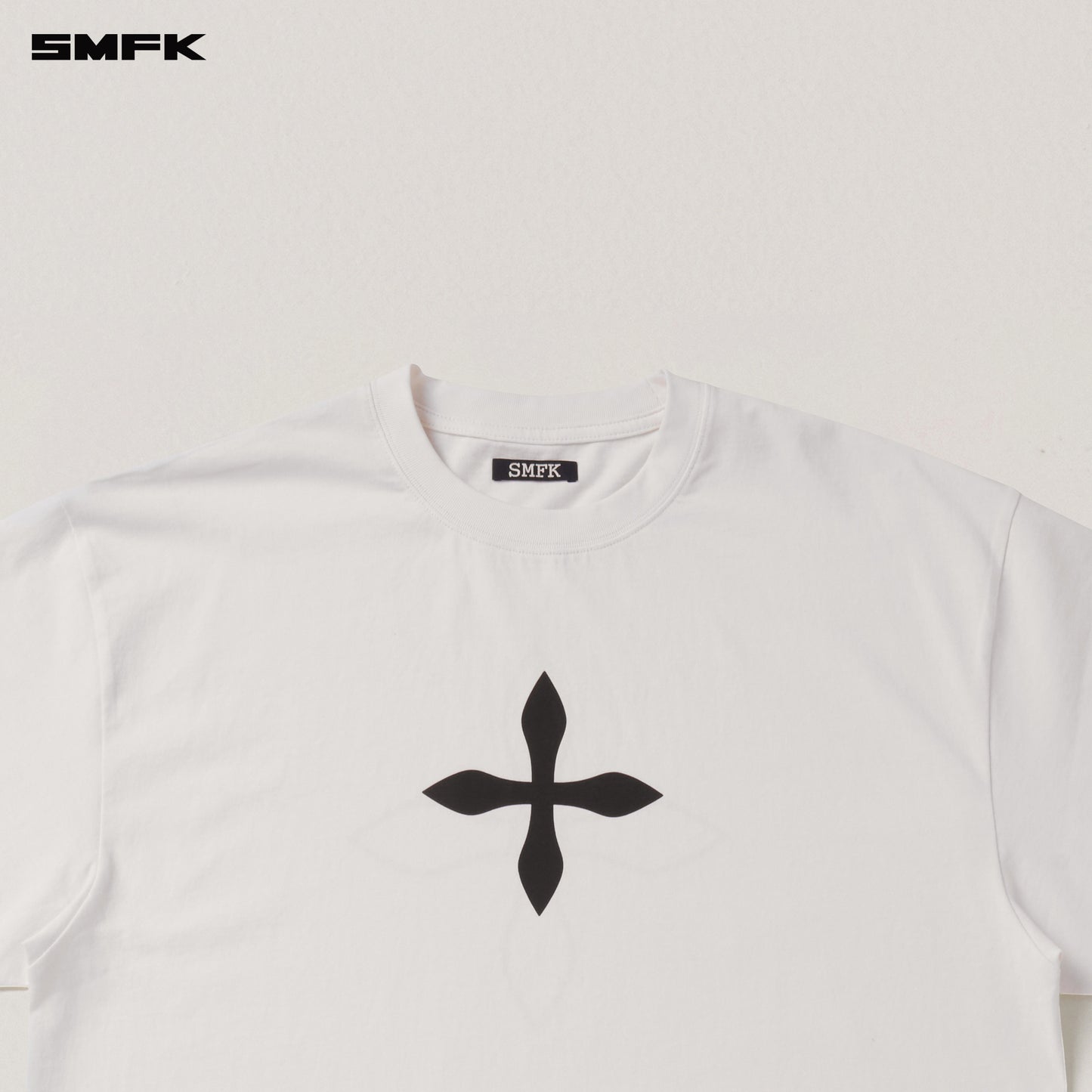 VINTAGE COMPASS MODE LOOSE TEE / SNOW MOUNTAIN WHITE