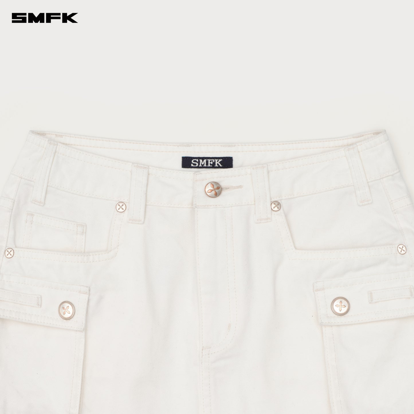 Compass Wild Road Cargo Skirt Snowy Mountain White