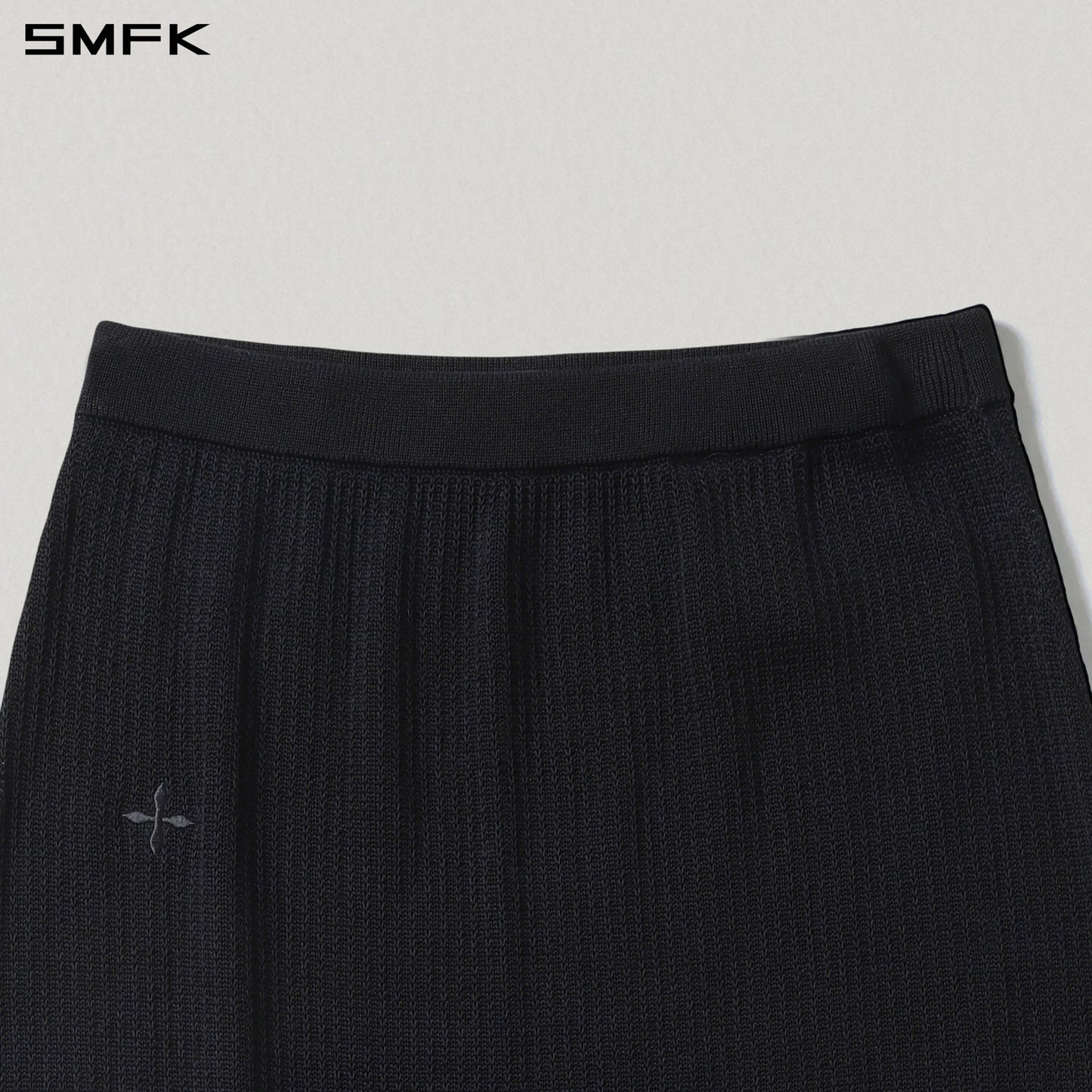 MYTH SEER STRT KNIT LONG DRESS/TENCEL+SILK