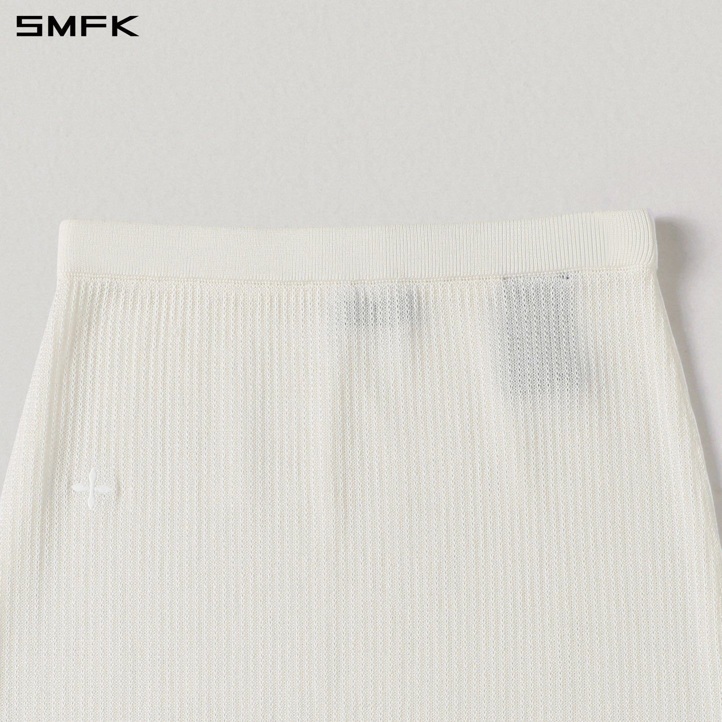 MYTH SEER STRT KNIT LONG DRESS/TENCEL+SILK