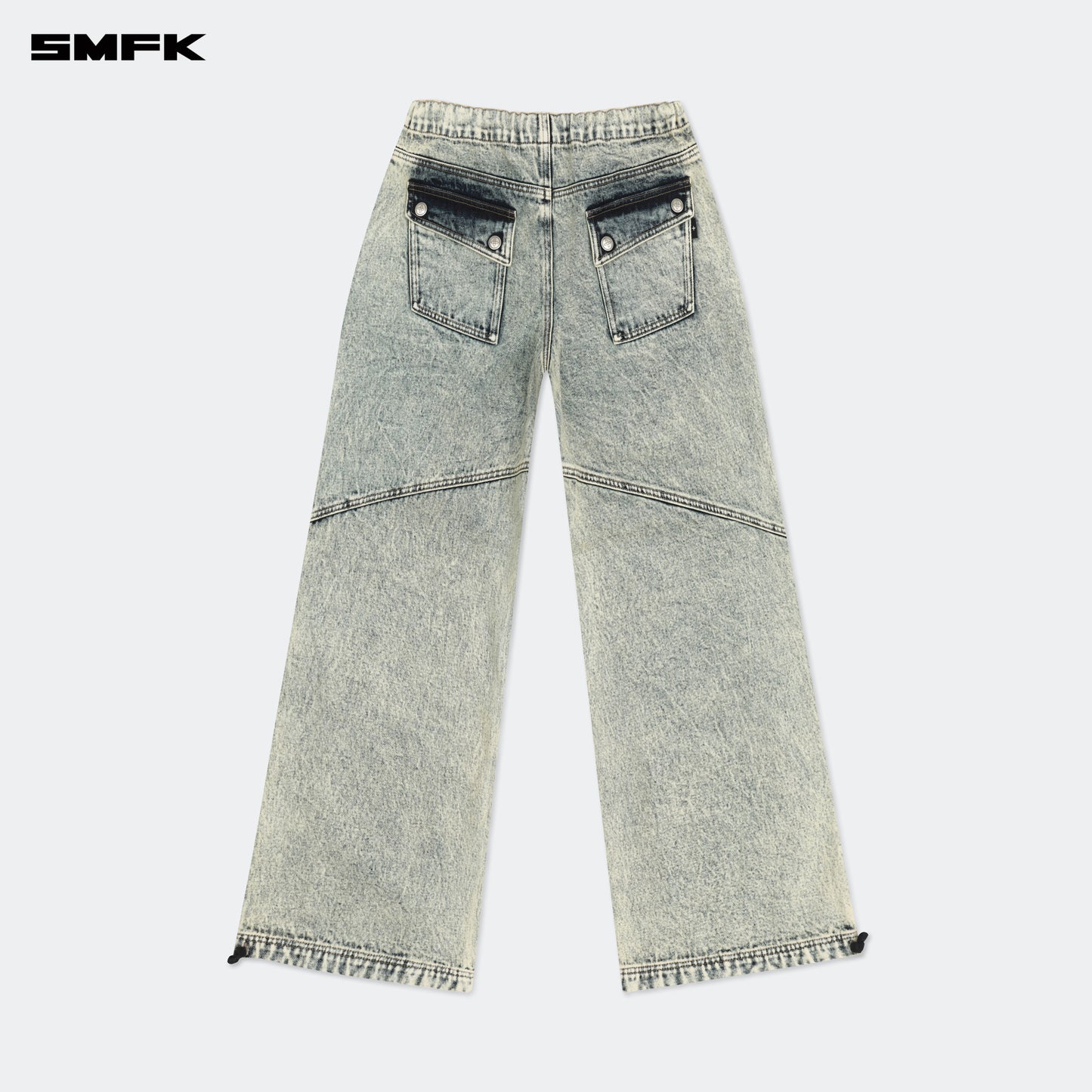 FUTURE Mirage Vintage Paratrooper Pants Nebula White