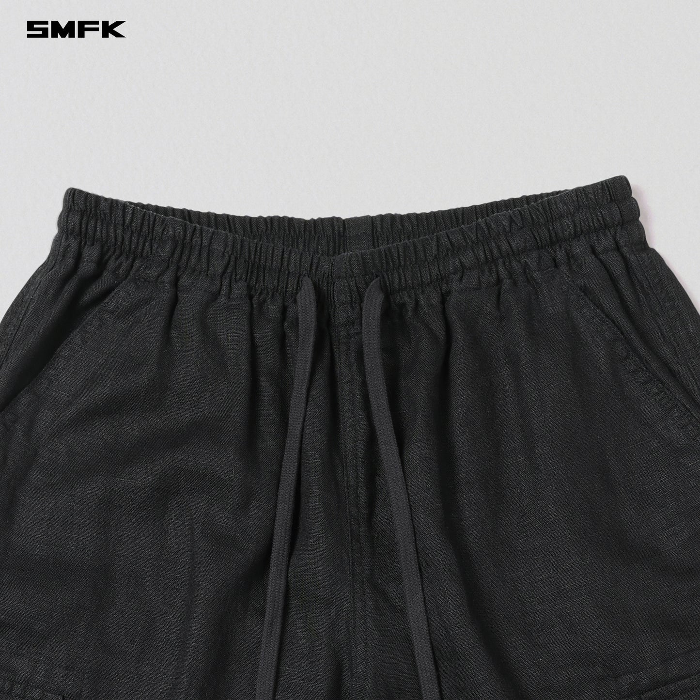 COMPASS ROVE STR SPORTS PANTS/LINEN WILD BLACK