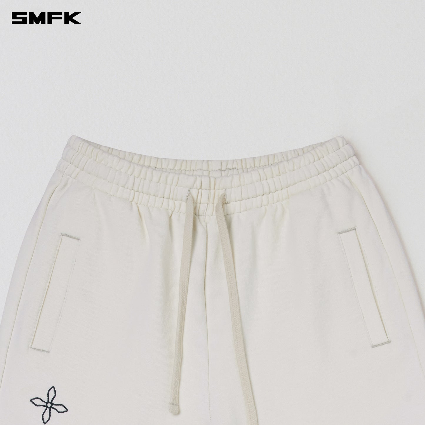 COMPASS MODE TOWER LOOSE SPORTS PANTS/ SNOW MOUNTAIN WHITE