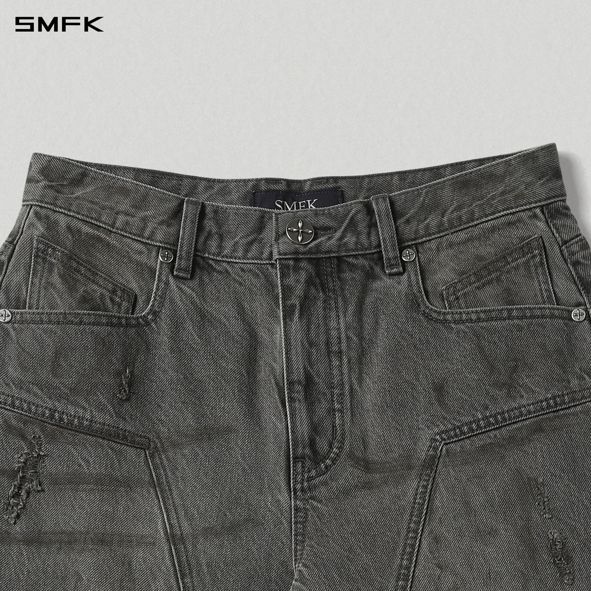 MIRAGE MODE STRT DENIM PANTS/COTTON/W