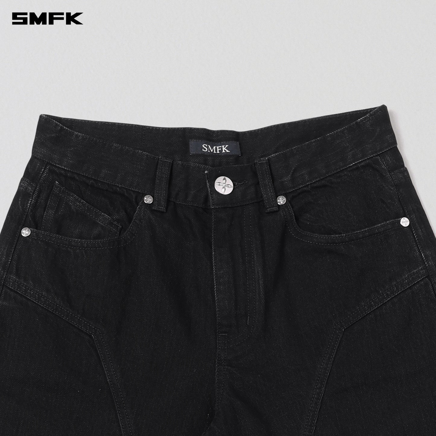 WILD MIRAGE TOWER DENIM PANTS/COTTON