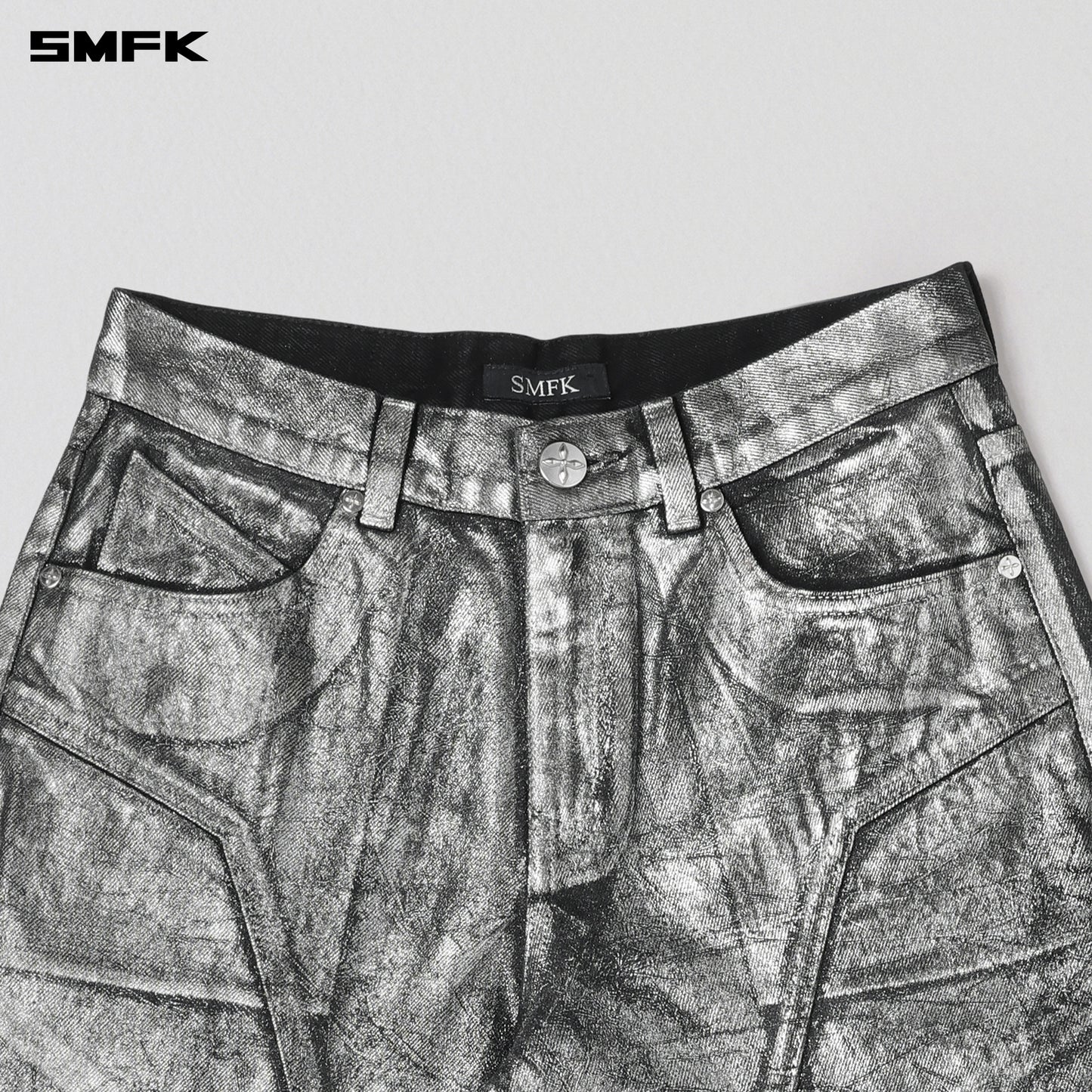 WILD MIRAGE TOWER DENIM PANTS/COTTON