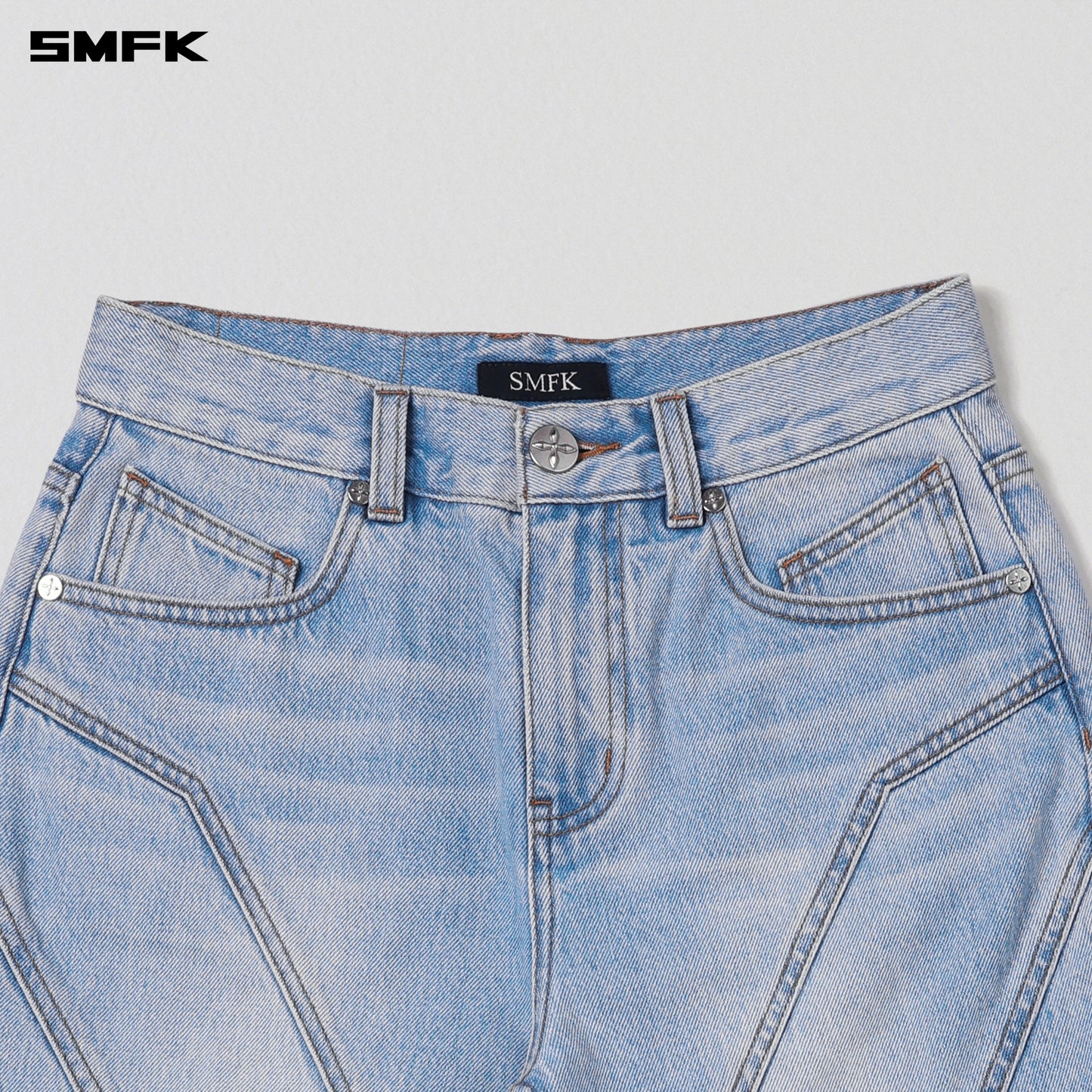 WILD MIRAGE HURRICANE DENIM PANTS/COTTON