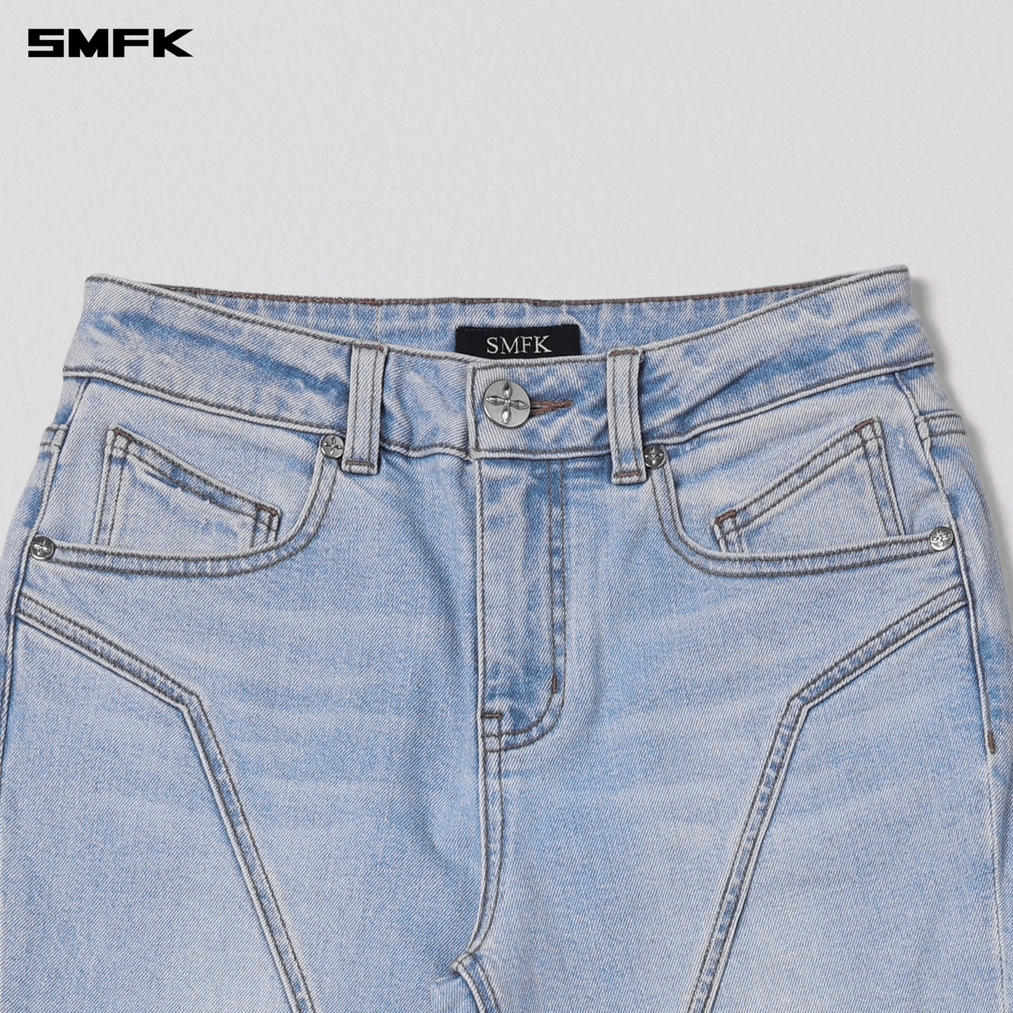 PERMANENT MODEL STRT DENIM PANTS/E-COTTON