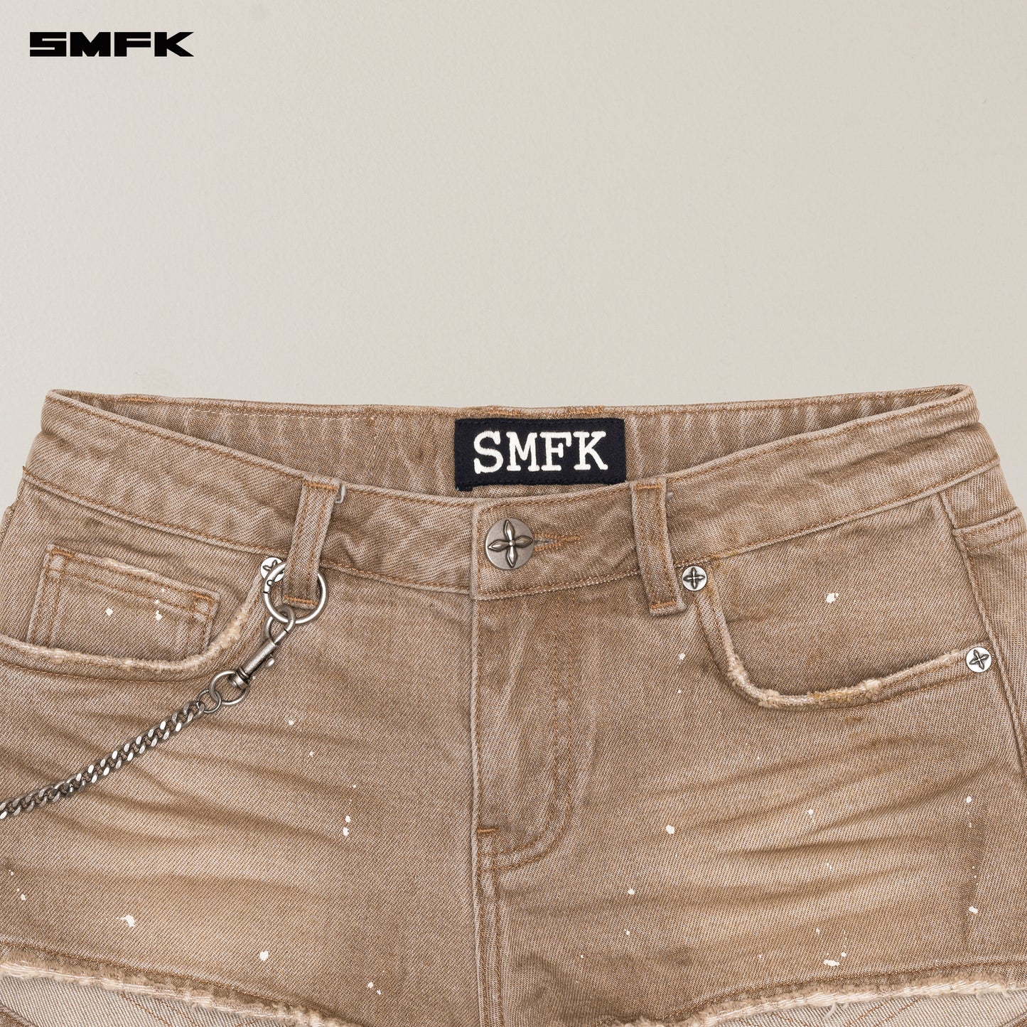 RAGE WILD DENIM SHORTS LOW_ WILD COWBOY BROWN