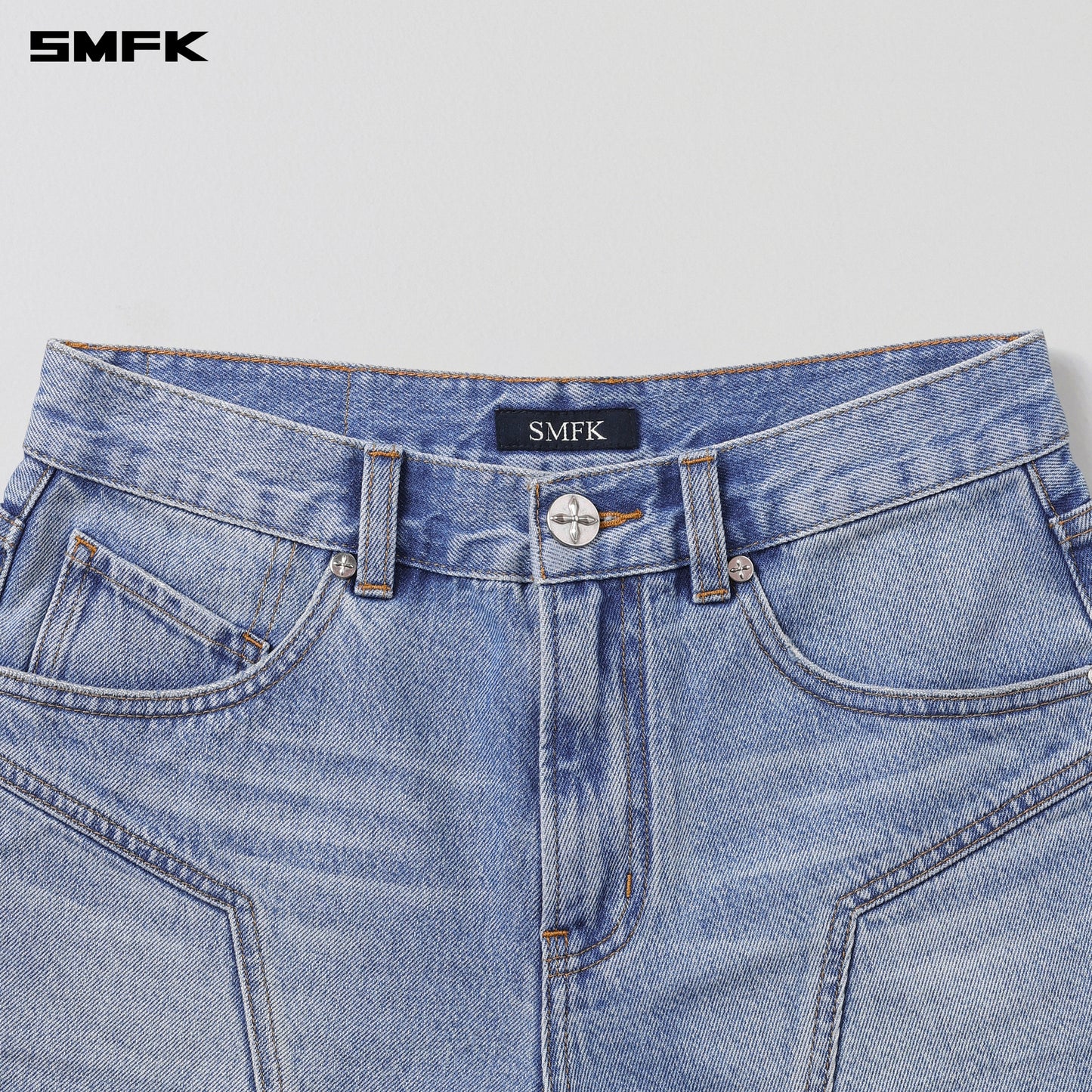 WILD MIRAGE DENIM SHORTS-LOW/COTTON