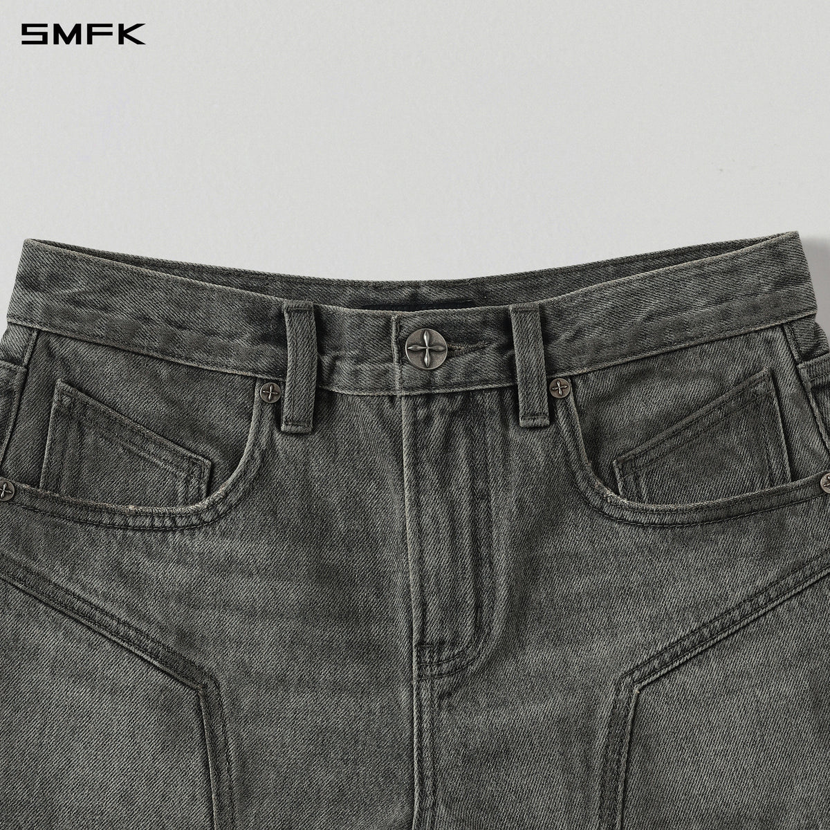 WILD MIRAGE DENIM SHORTS-LOW/DENIM COTTON/W
