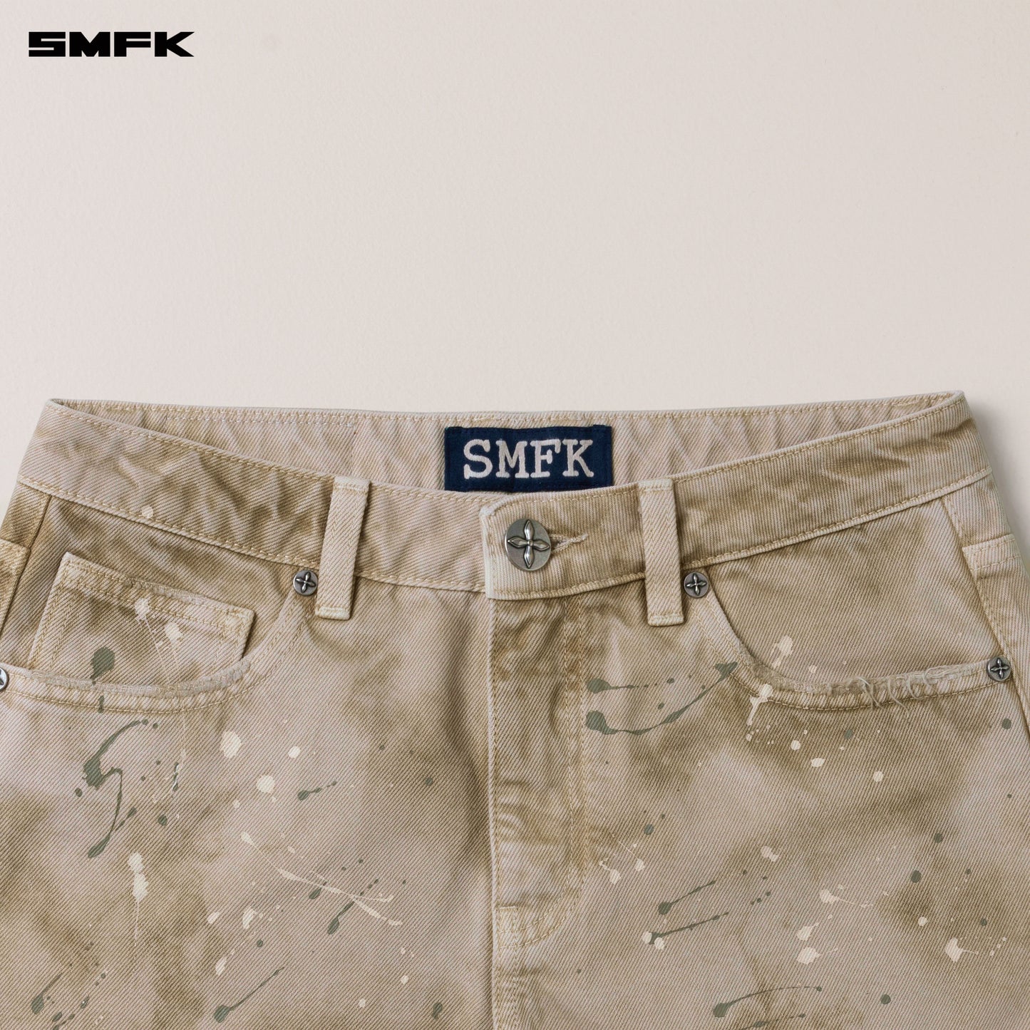 RAGE WILD DENIM SHORTS_ WILD BROWN
