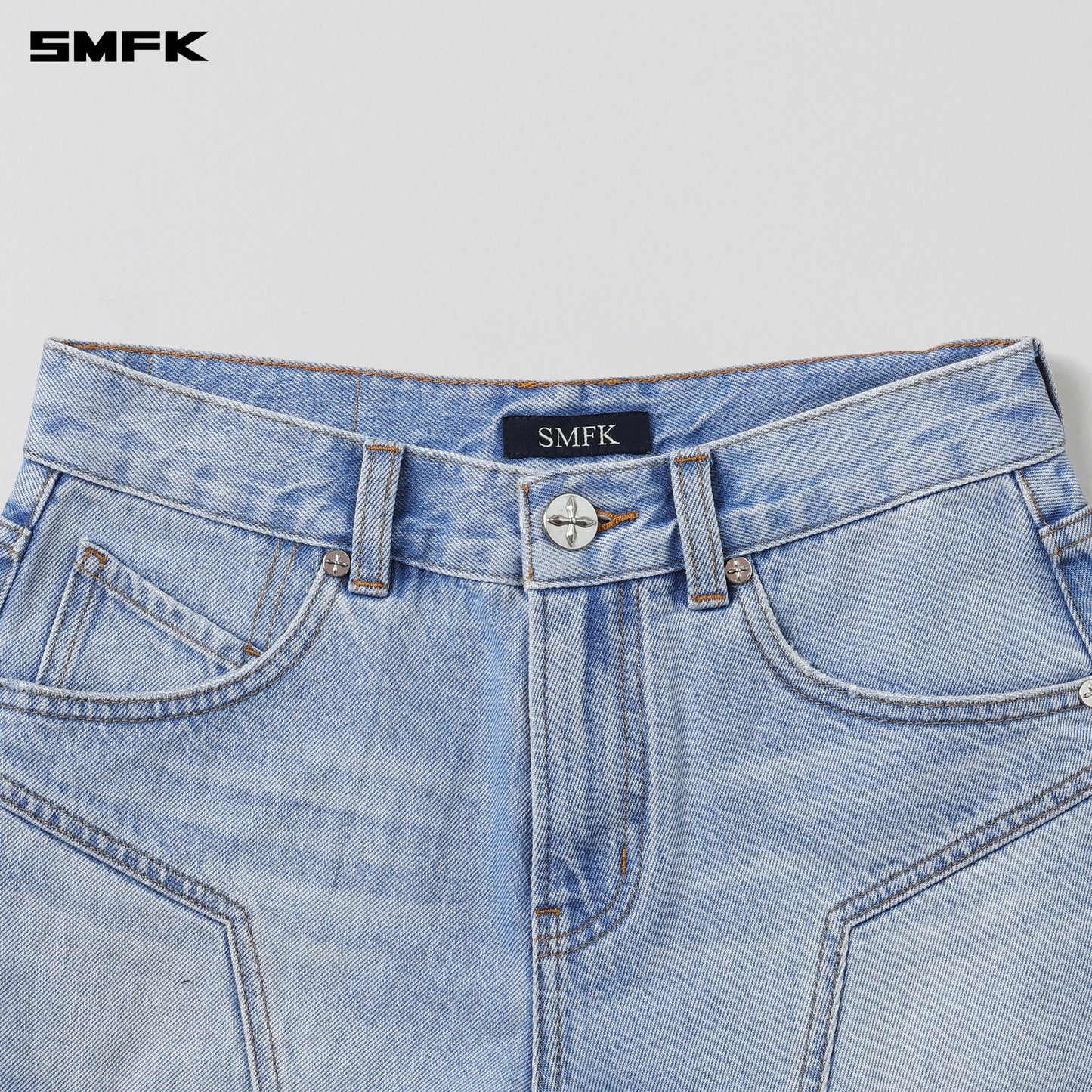 WILD MIRAGE DENIM SHORTS-LOW/COTTON