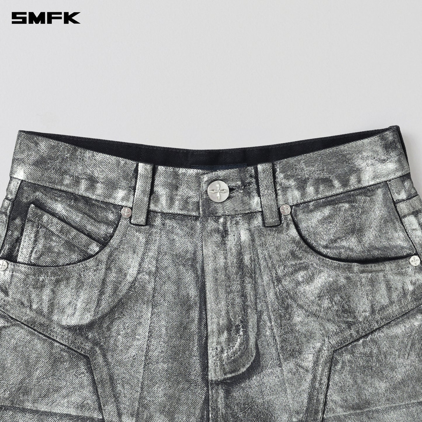 WILD MIRAGE DENIM SHORTS-LOW/COTTON