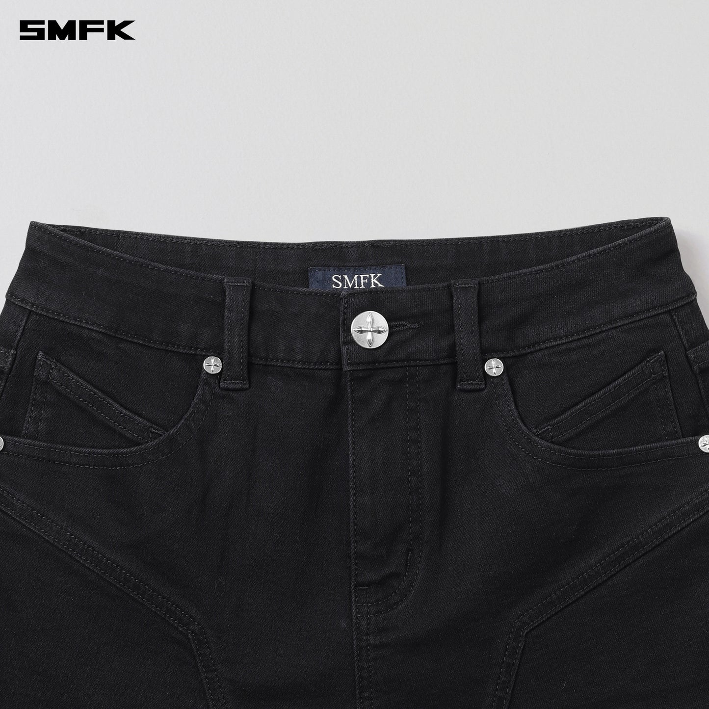 RAGE ROVE SLIM DENIM SHORTS-HIGH/HANDCRAFTED