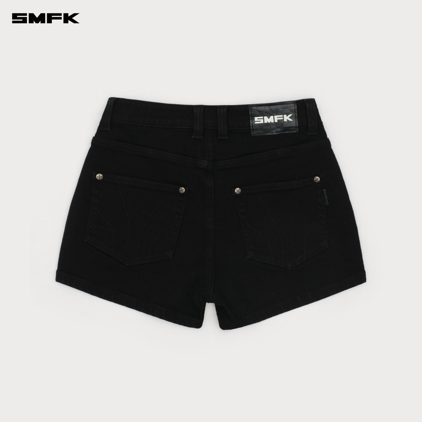 COMPASS DANCER Cross Classic Dance Company Denim Shorts Wilderness Black