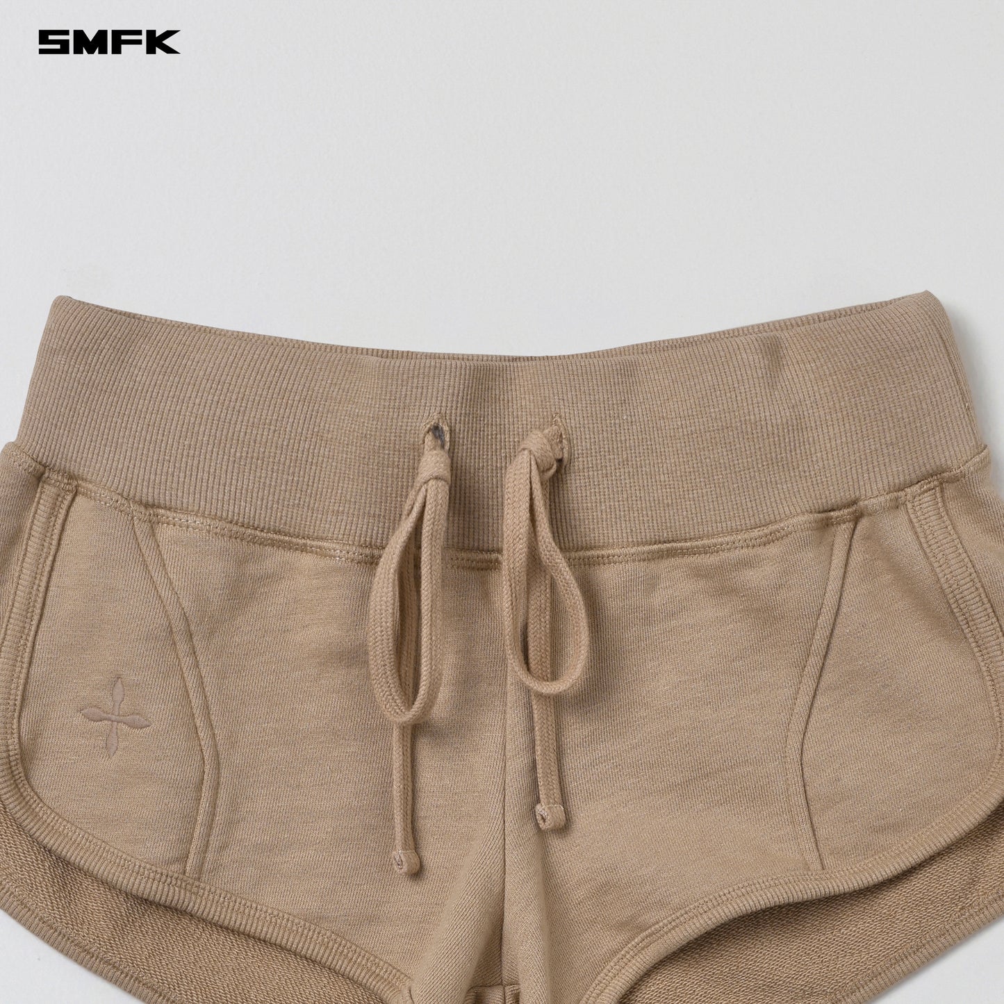 PERMANENT SLIM SUPER SHORTS/COTTON+WOOL - FRESH SKIN