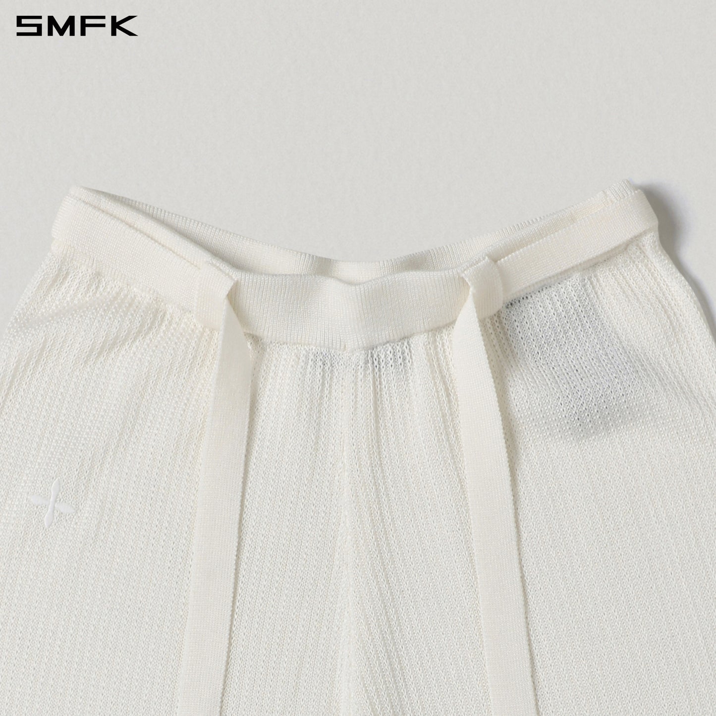 MYTH SEER STRT KNIT PANTS/TENCEL+SILK