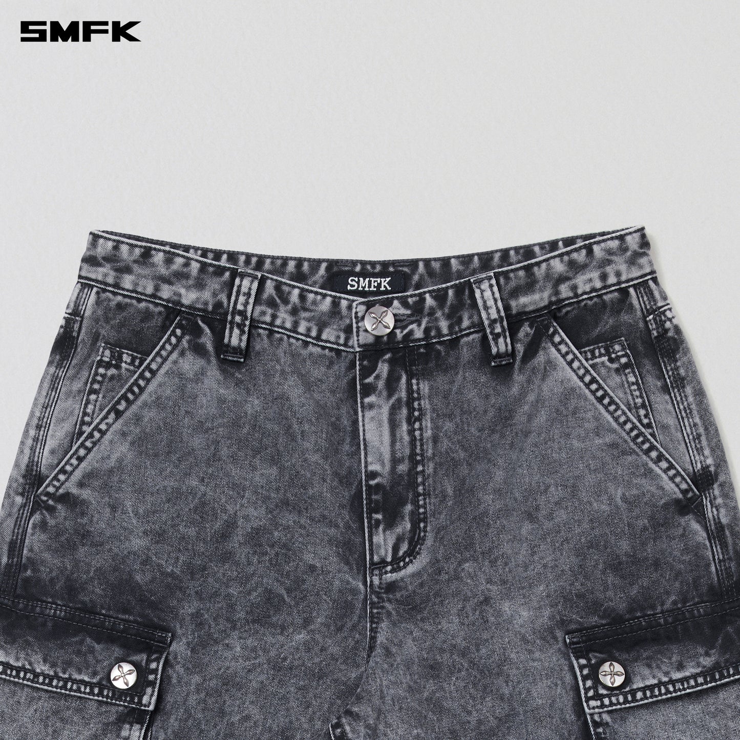 COMPASS RETRO TOWER CARGO PANTS/ STORM GREY