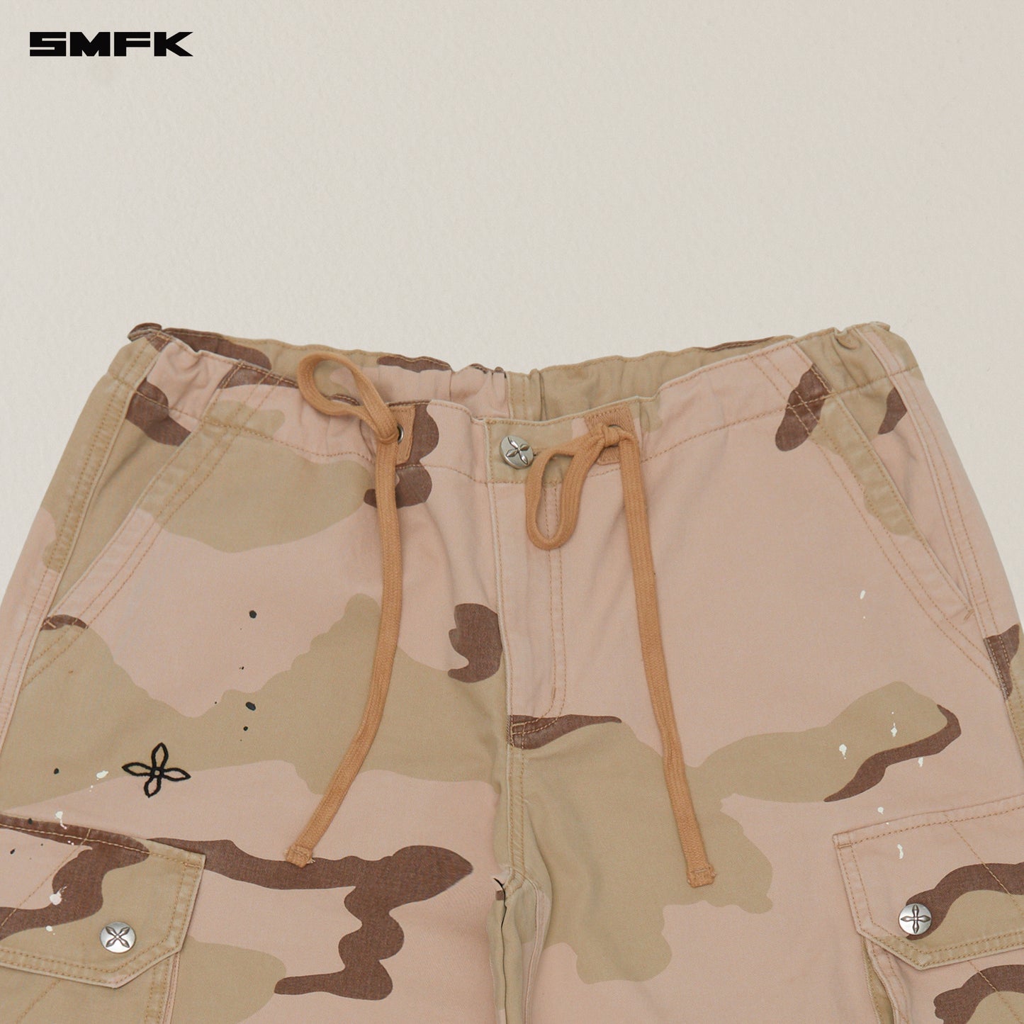 COMPASS Classic Vintage Camo Paratrooper Pants_ Desert Camouflage
