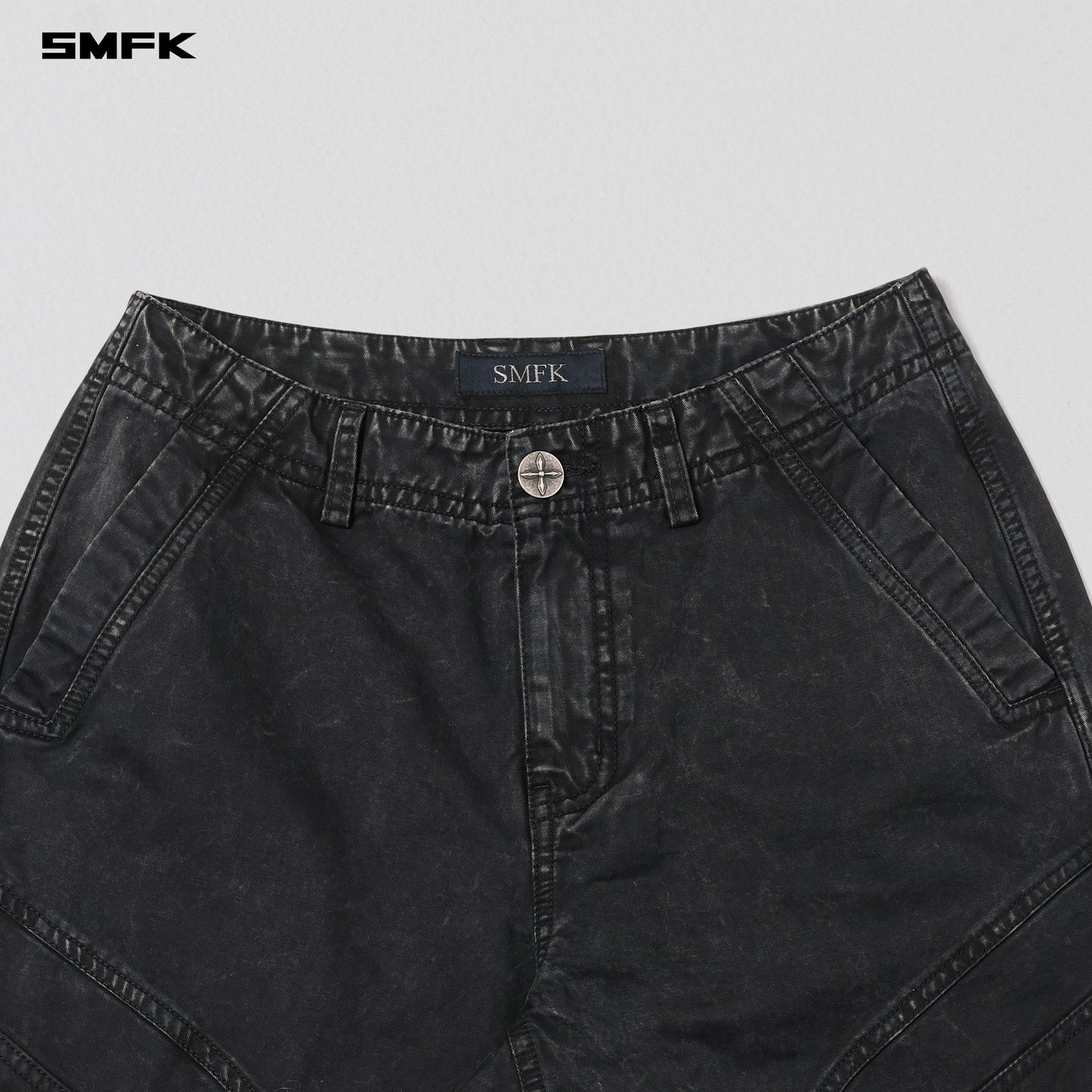 MIRAGE VANISH LOOSE CARGO /GARMENT DYE - VANISH BLACK