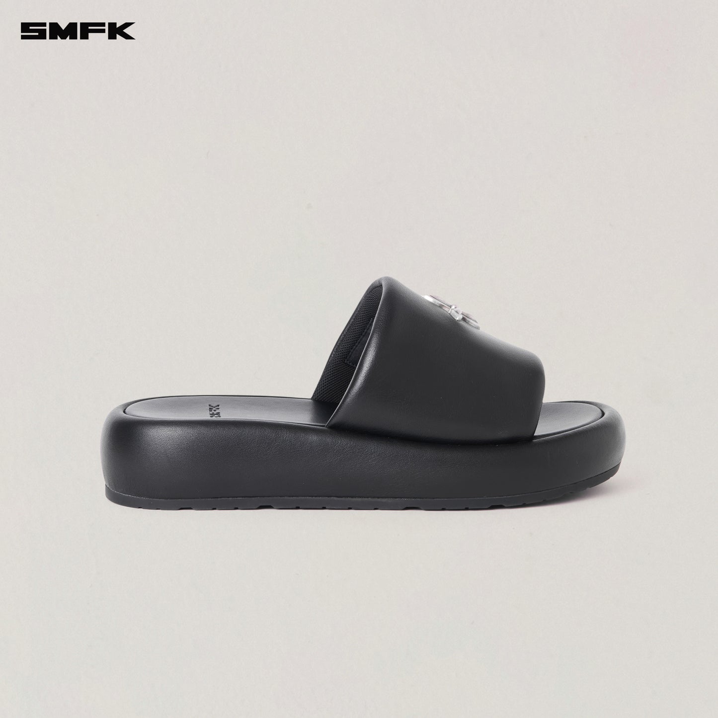 COMPASS MODE UNITY LEATHER SLIPPER/ WILD BLACK