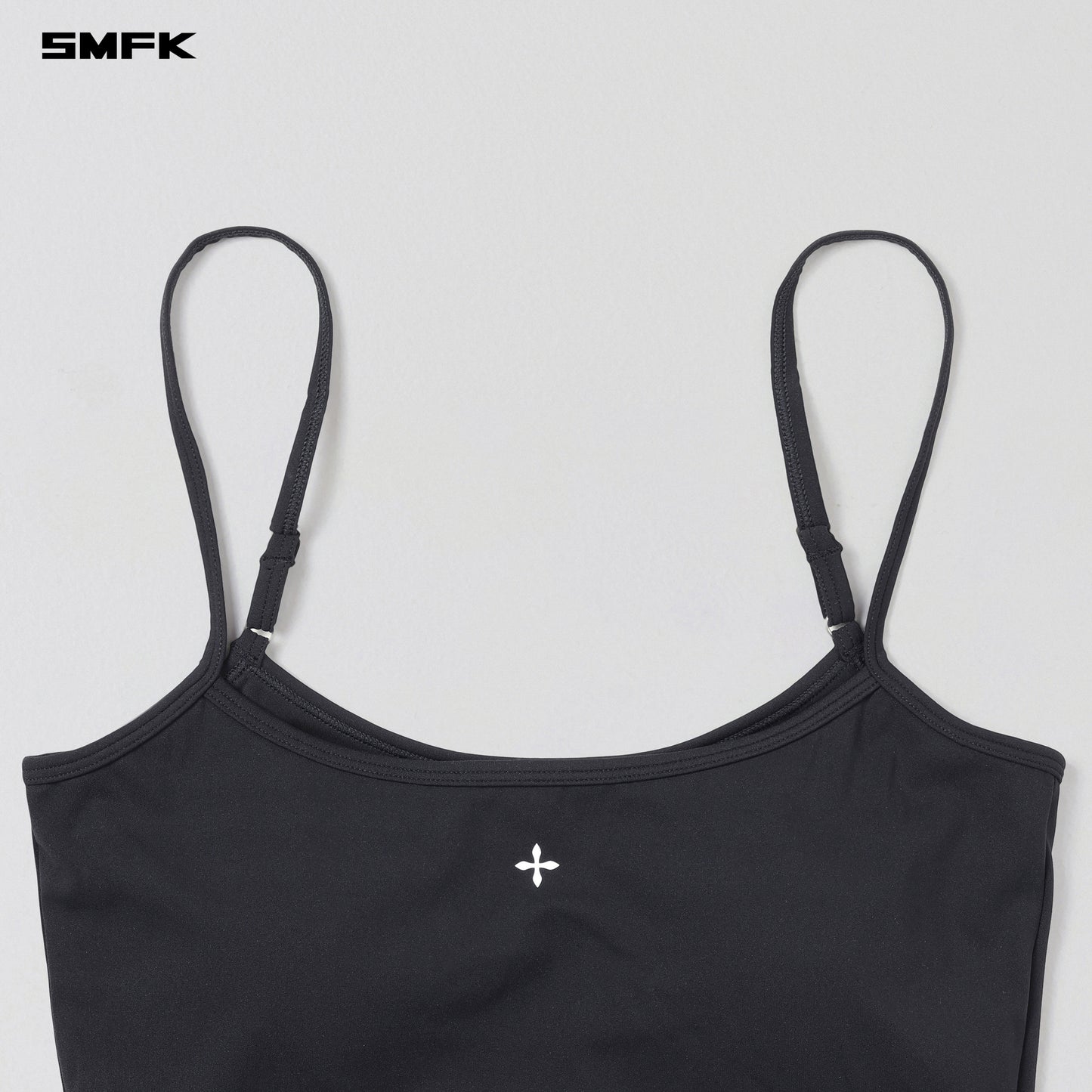 FOCUS GYM CAMISOLE/Lycra Nylon - WILD BLACK
