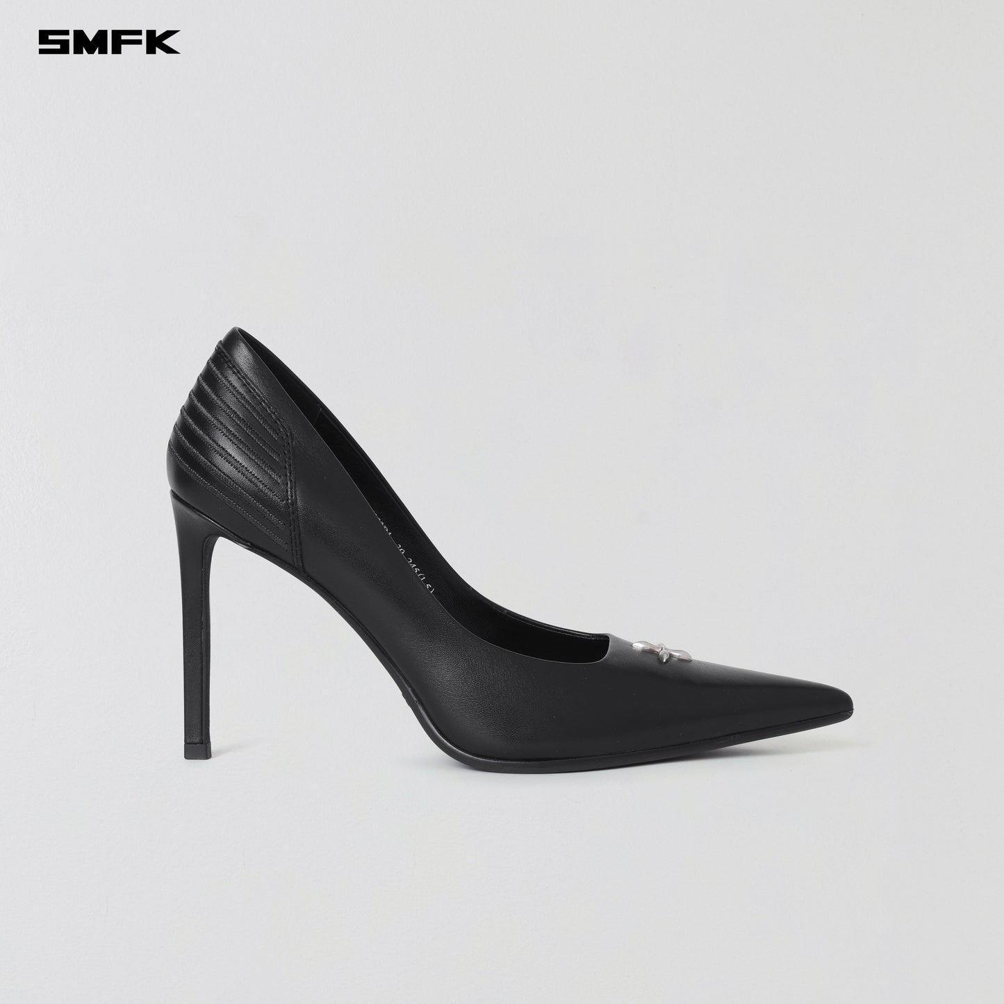 MIRAGE LEATHER HIGH HEELS/10cm - WILD BLACK