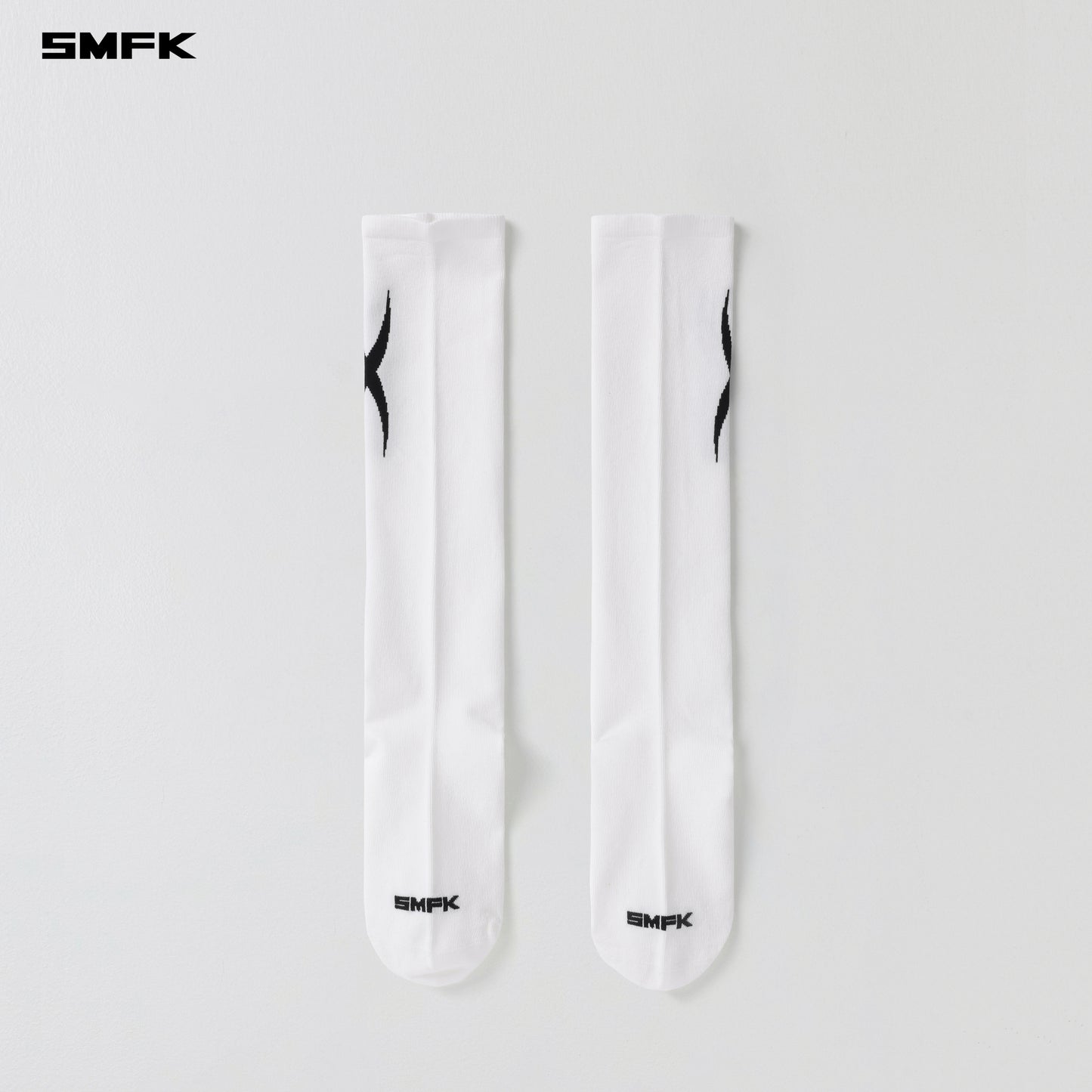 POISE MIDDLE SPORTS SOCKS/LONG-STAPLE COTTON+LYCRA - CLOUD WHITE