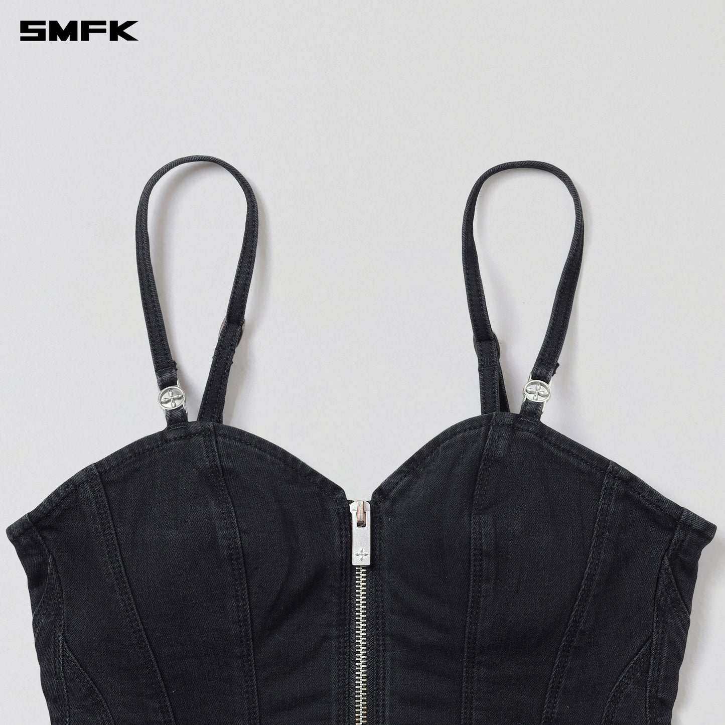 WILD MIRAGE SLIM DENIM CAMISOLE/E-COTTON