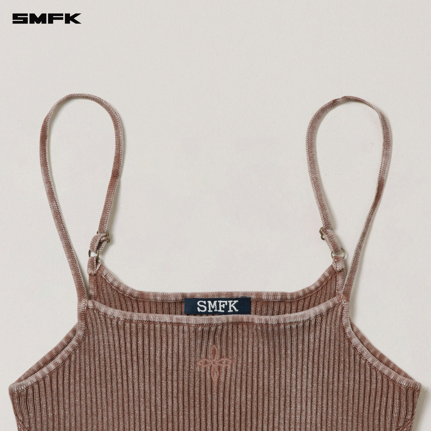 VINTAGE-SAVAGE KNIT CAMISOLE/STONE WASH/ VANISH BROWN