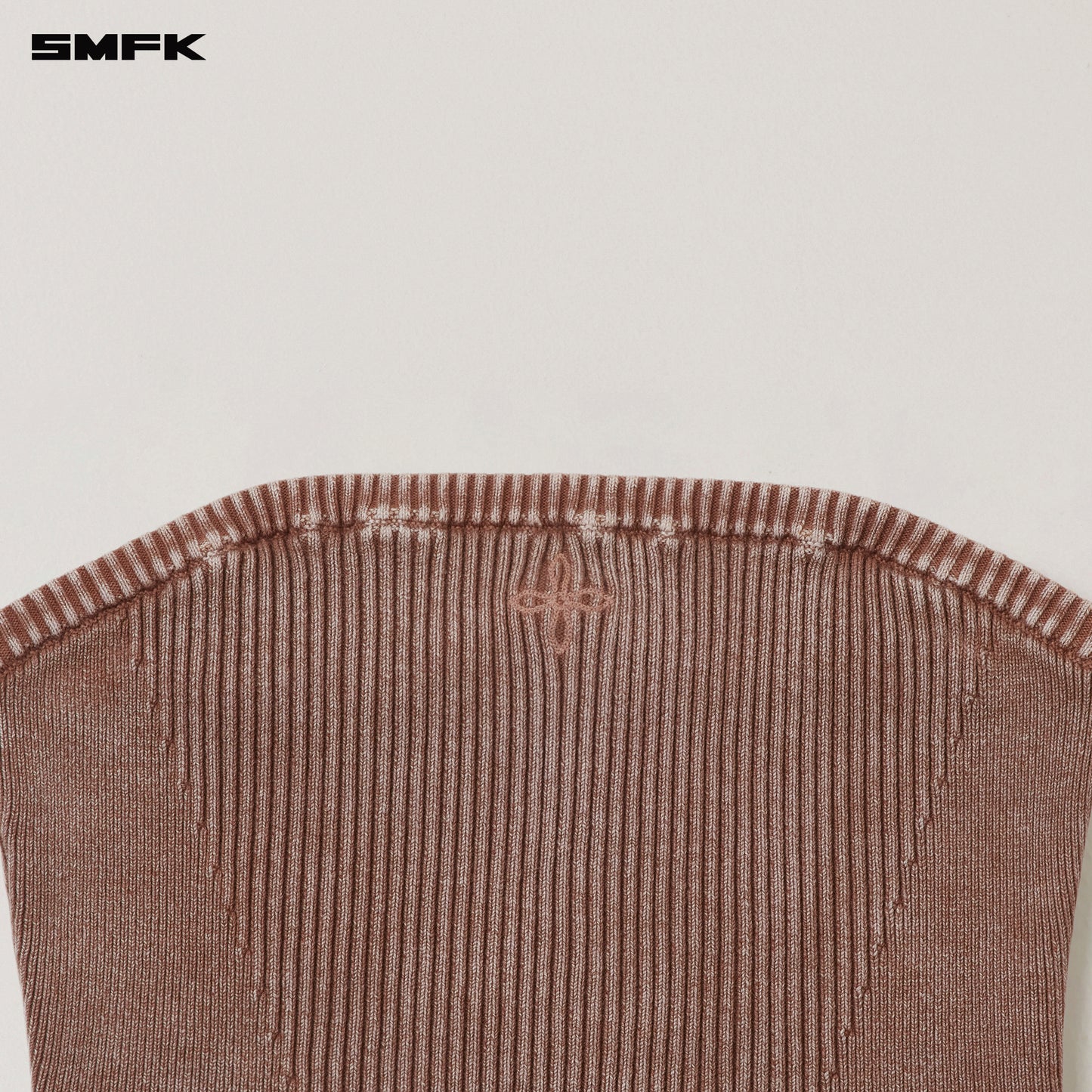 VINTAGE-SAVAGE KNIT BUSTIER/STONE WASH/ VANISH BROWN
