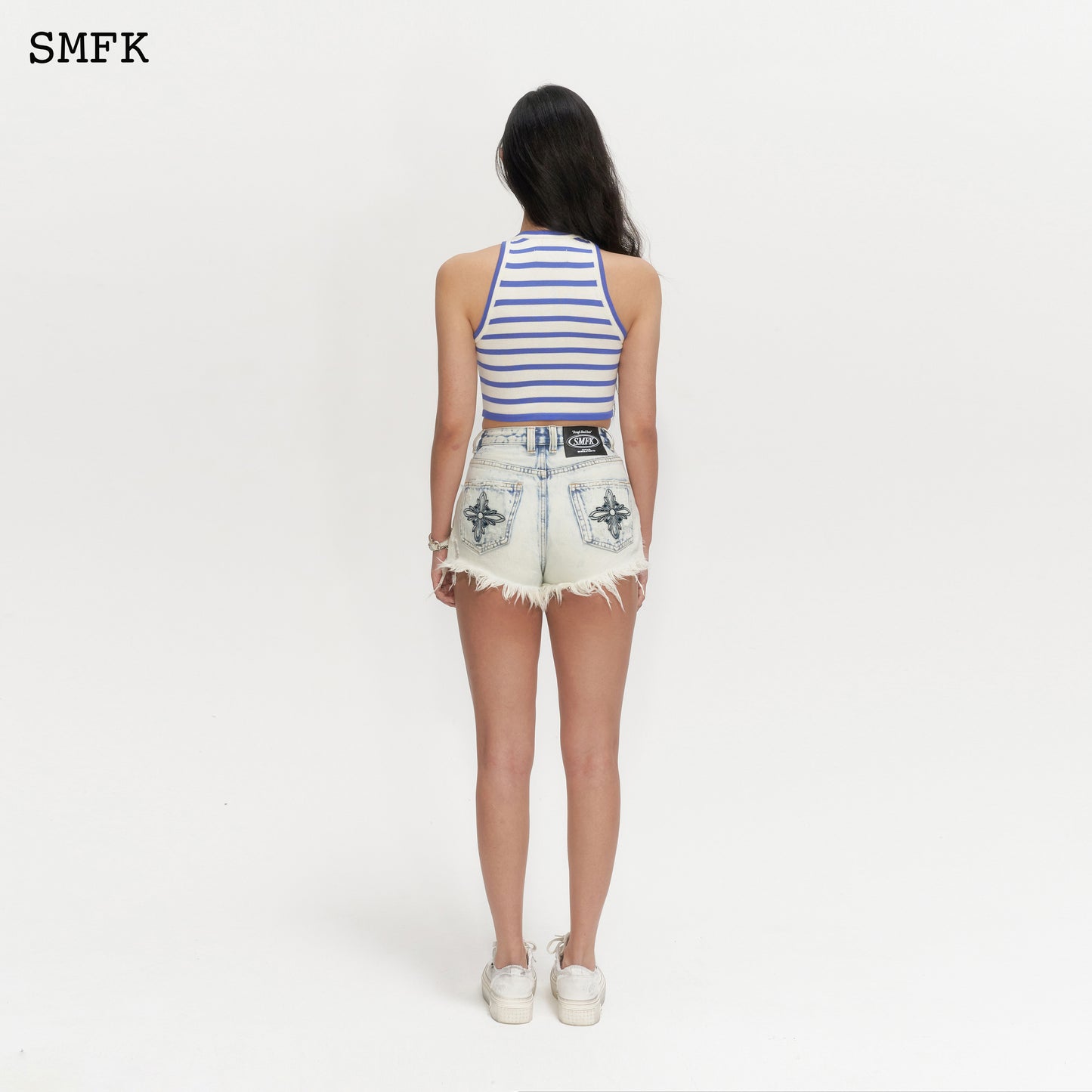 WILDERNESS ROCK WHITE SHORT JEANS
