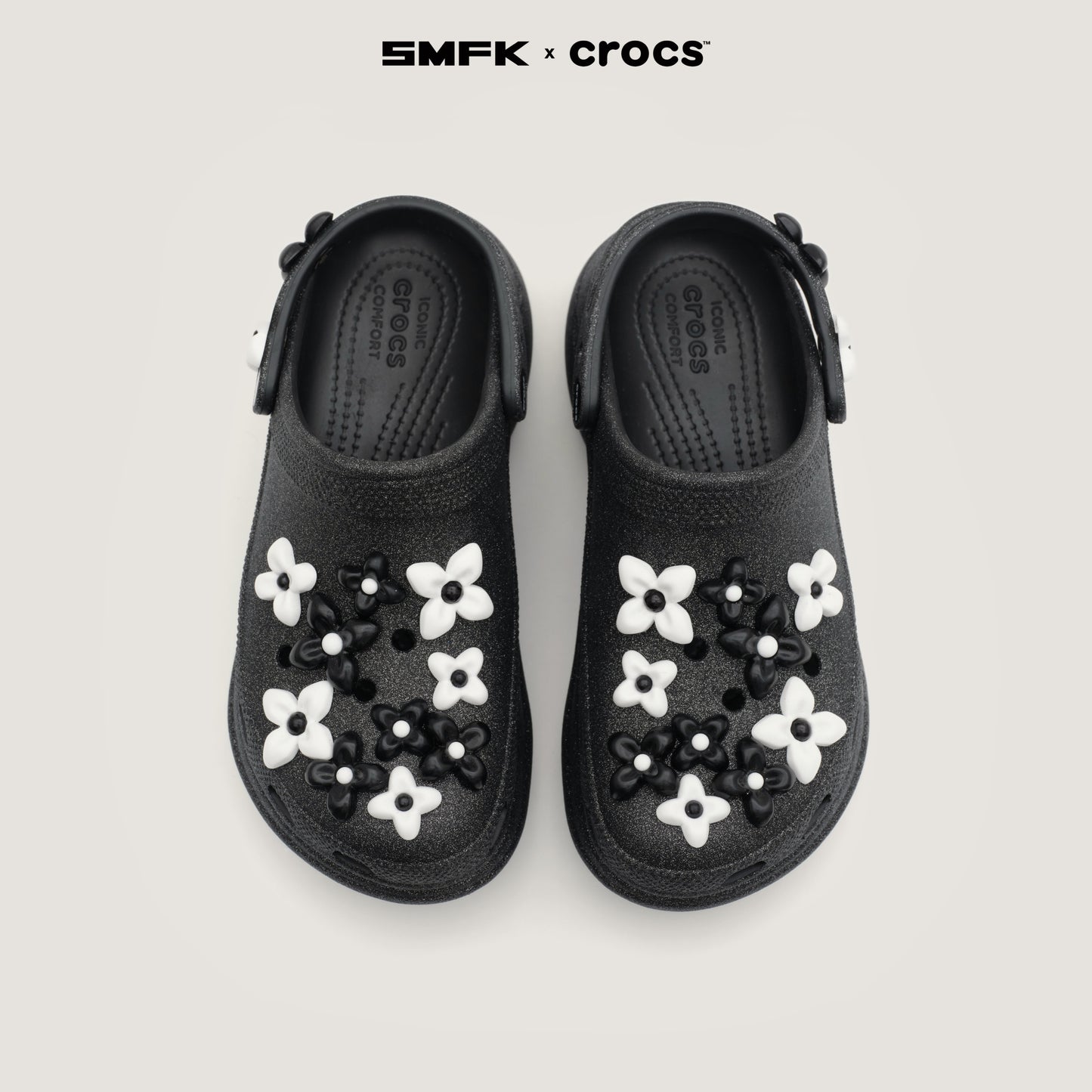 SMFK X CROCS BAE CLOG BLACK DIAMOND