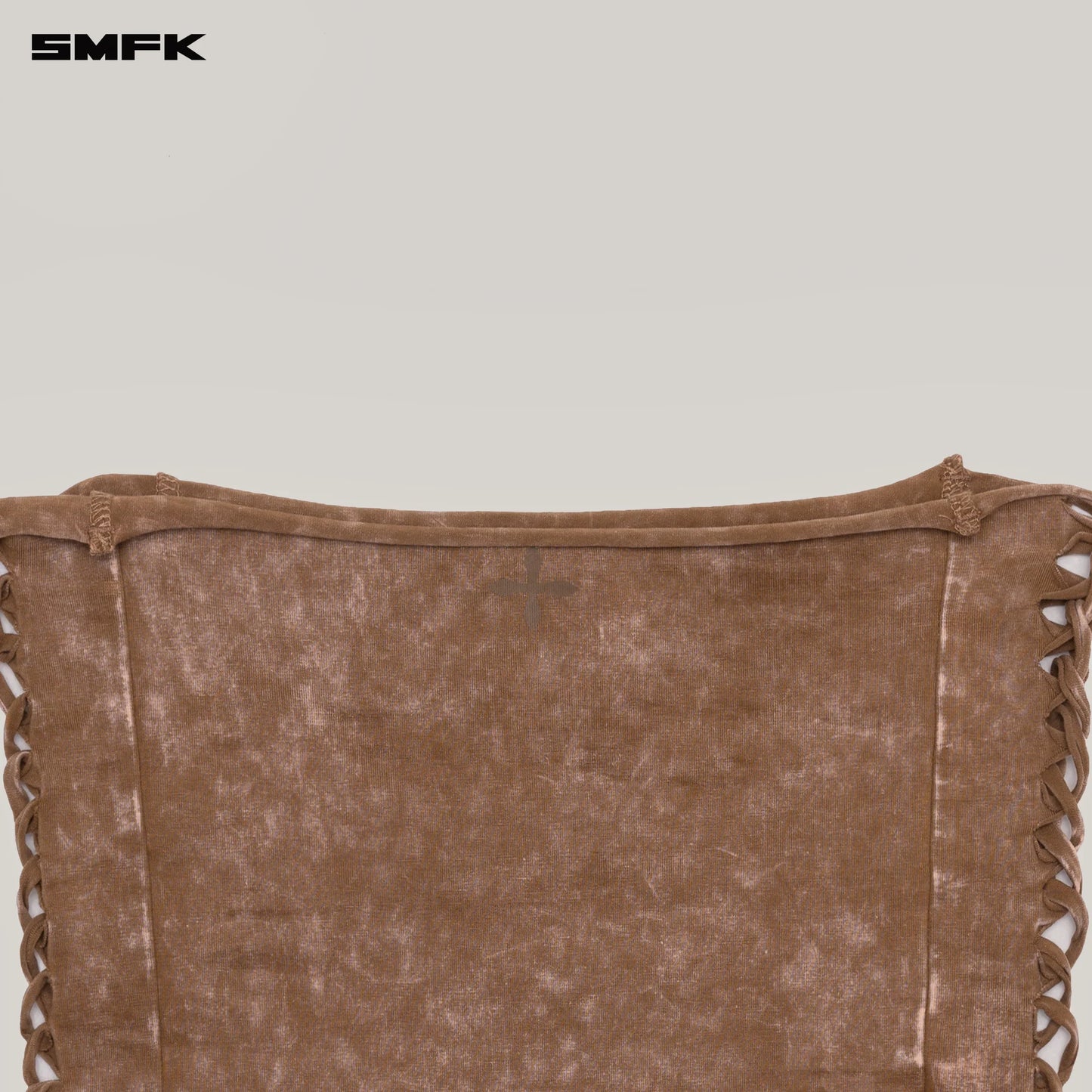 VINTAGE HURRICANE FADE HAND WOVEN BUSTIER WILD HORSE BROWN
