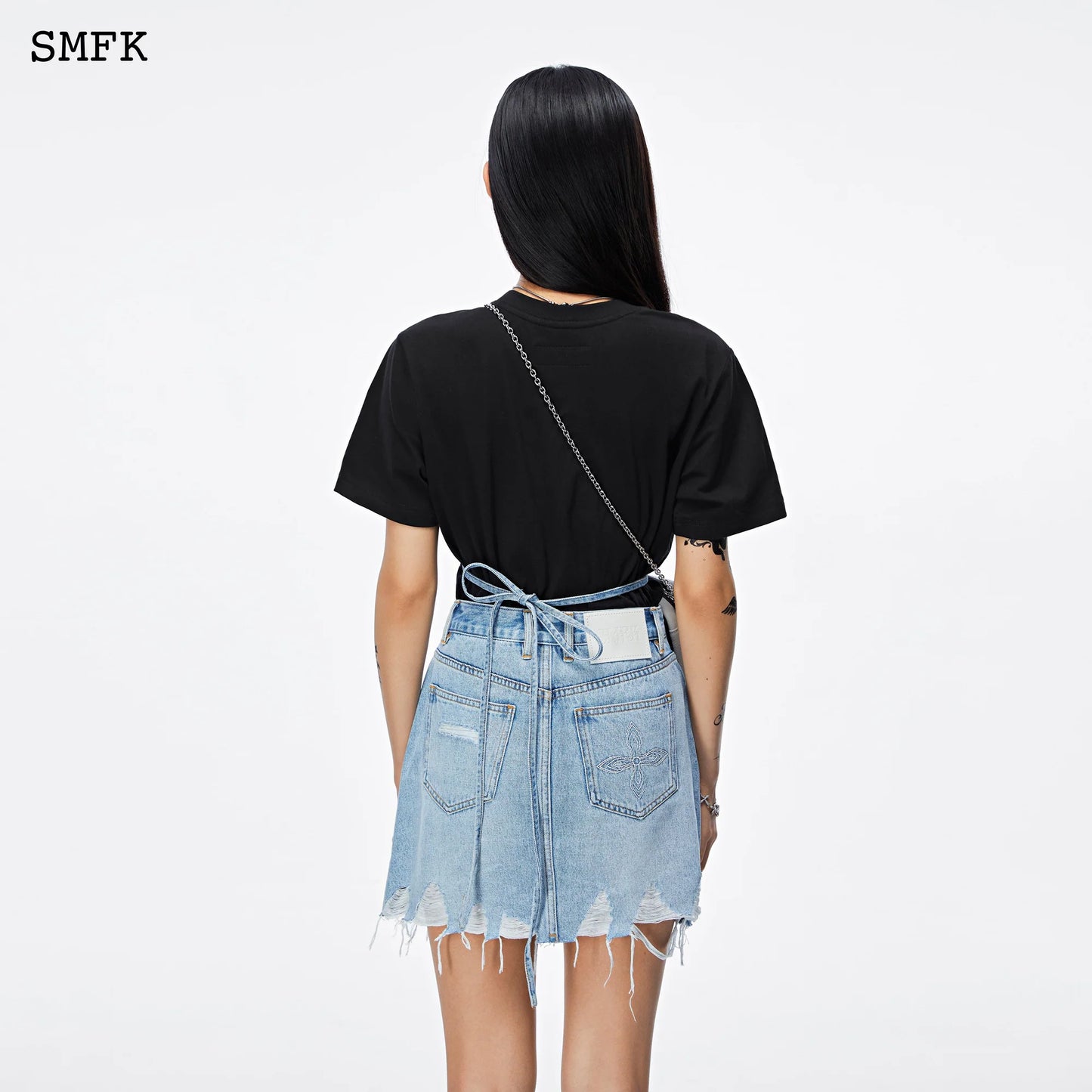 Black Compass Biker Tee