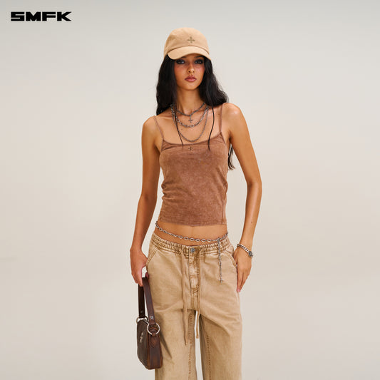 COMPASS INFINITE LOOP METAL NECKLACE / ANTIQUE SILVER