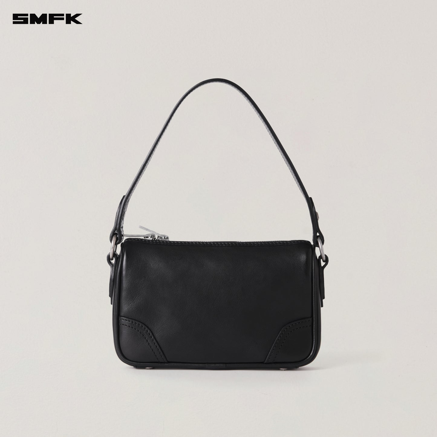 RAGE ORIGIN LEATHER SHOULDER BAG/SMALL/ WILD BLACK