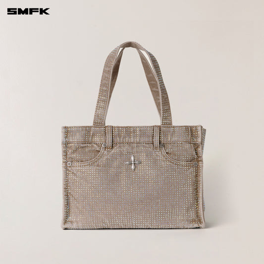 RAGE WILD DIAMOND DENIM TOTE/MEDIUM_ WILD DIAMOND
