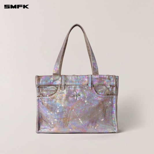 RAGE WILD FANTASY BRICK DENIM TOTE/LARGE_ FANTASY LAND